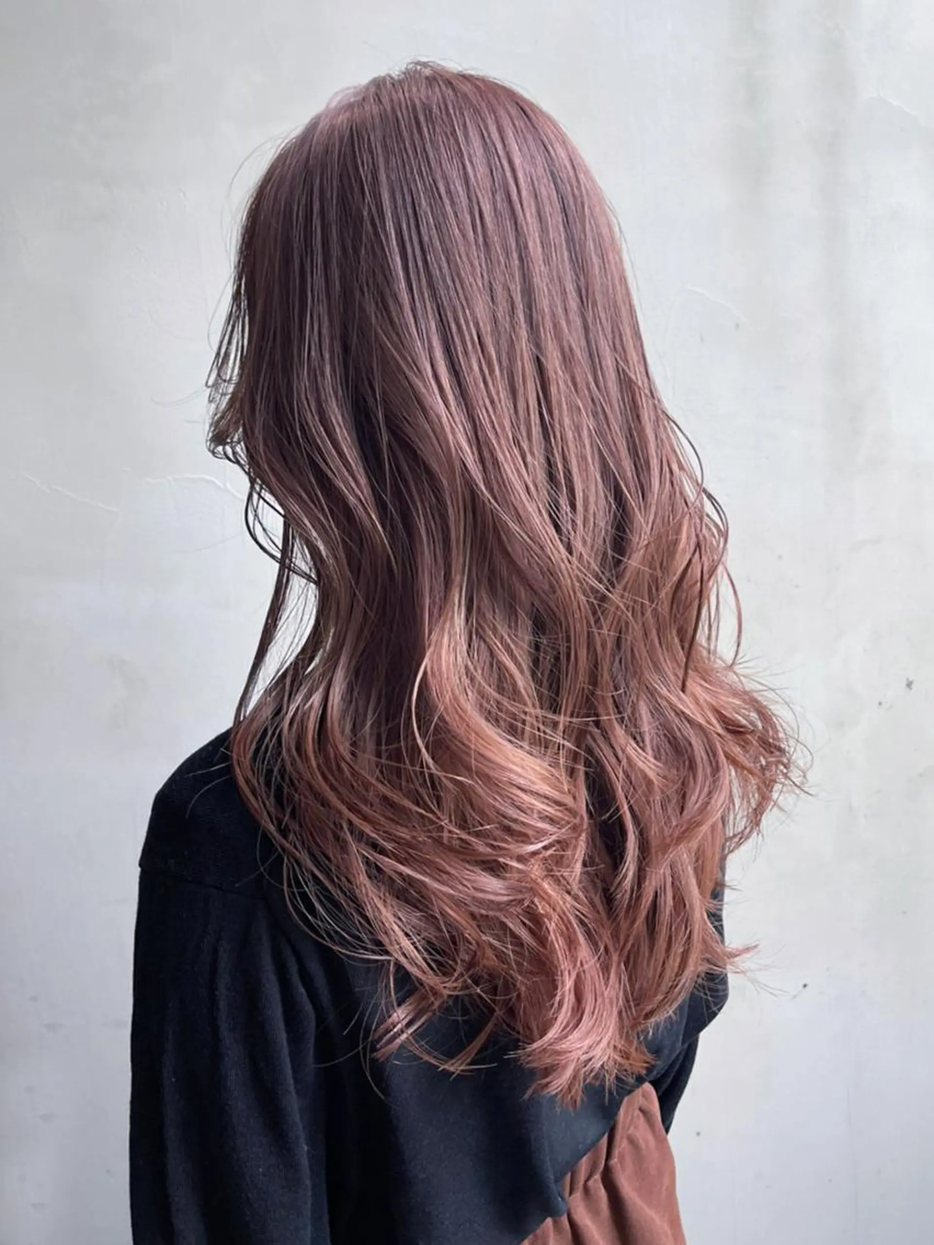 セミロング カラー ベージュカラー ピンクカラー ピンクベージュ ITbyALBUM 松戸のヘアスタイル