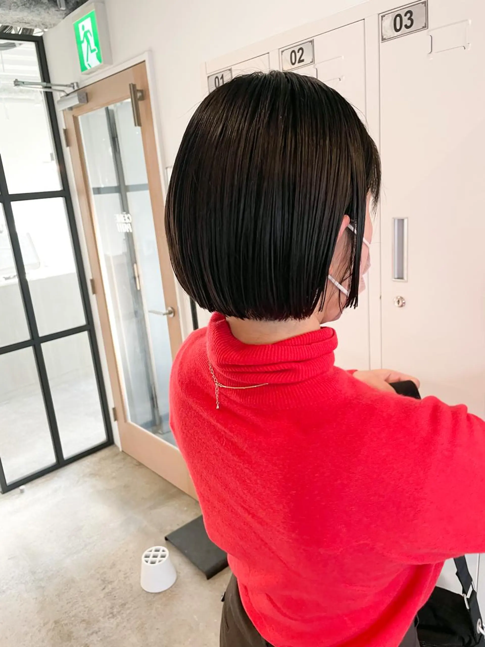 ミディアム カラー ボブ カット ヘアカラー トリートメント Takuma Suzuki中目黒のヘアスタイル