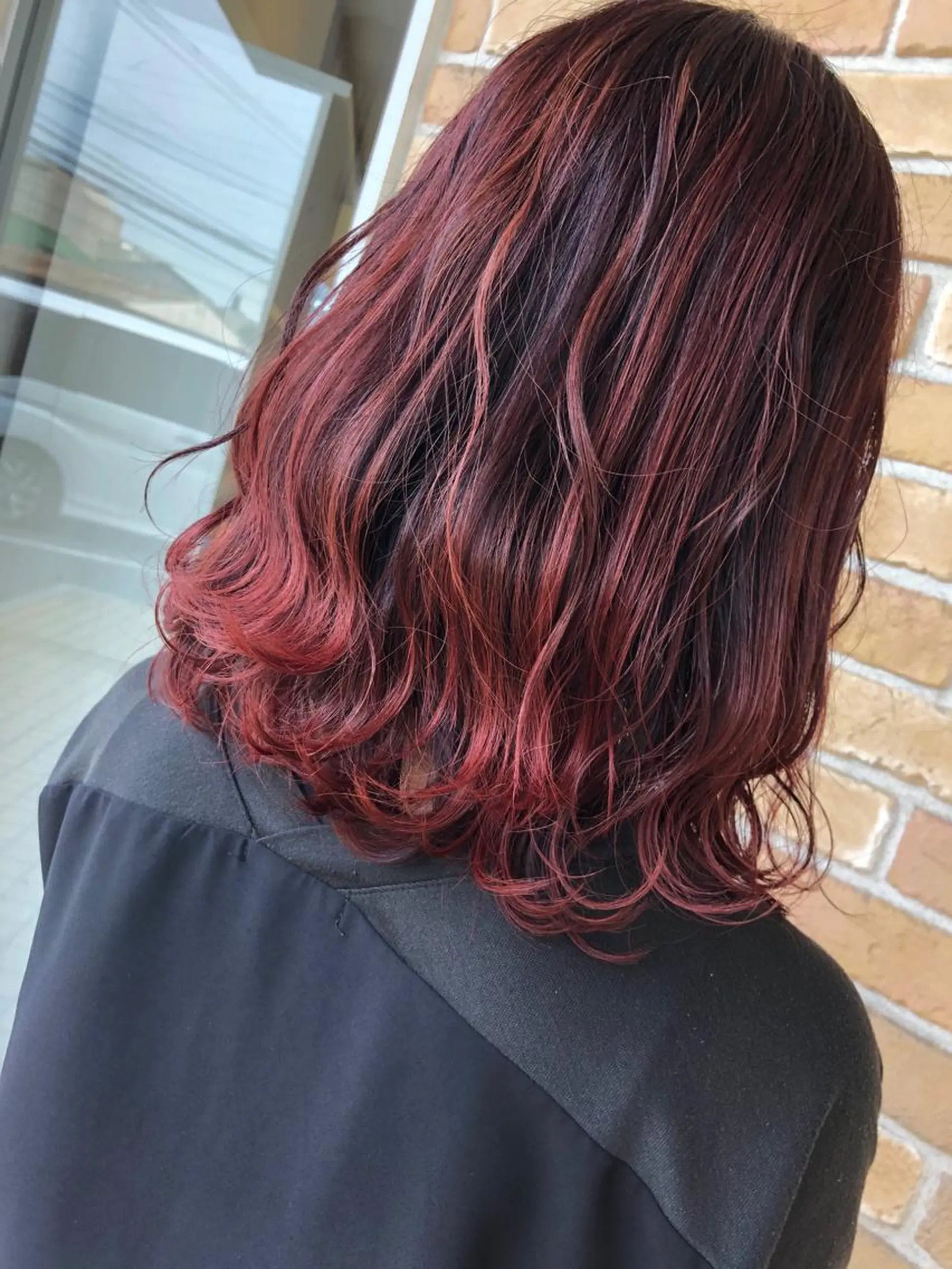 ミディアム カラー ヘアアレンジ ❣️倉敷❣️美髪 カラー能登一成のヘアスタイル