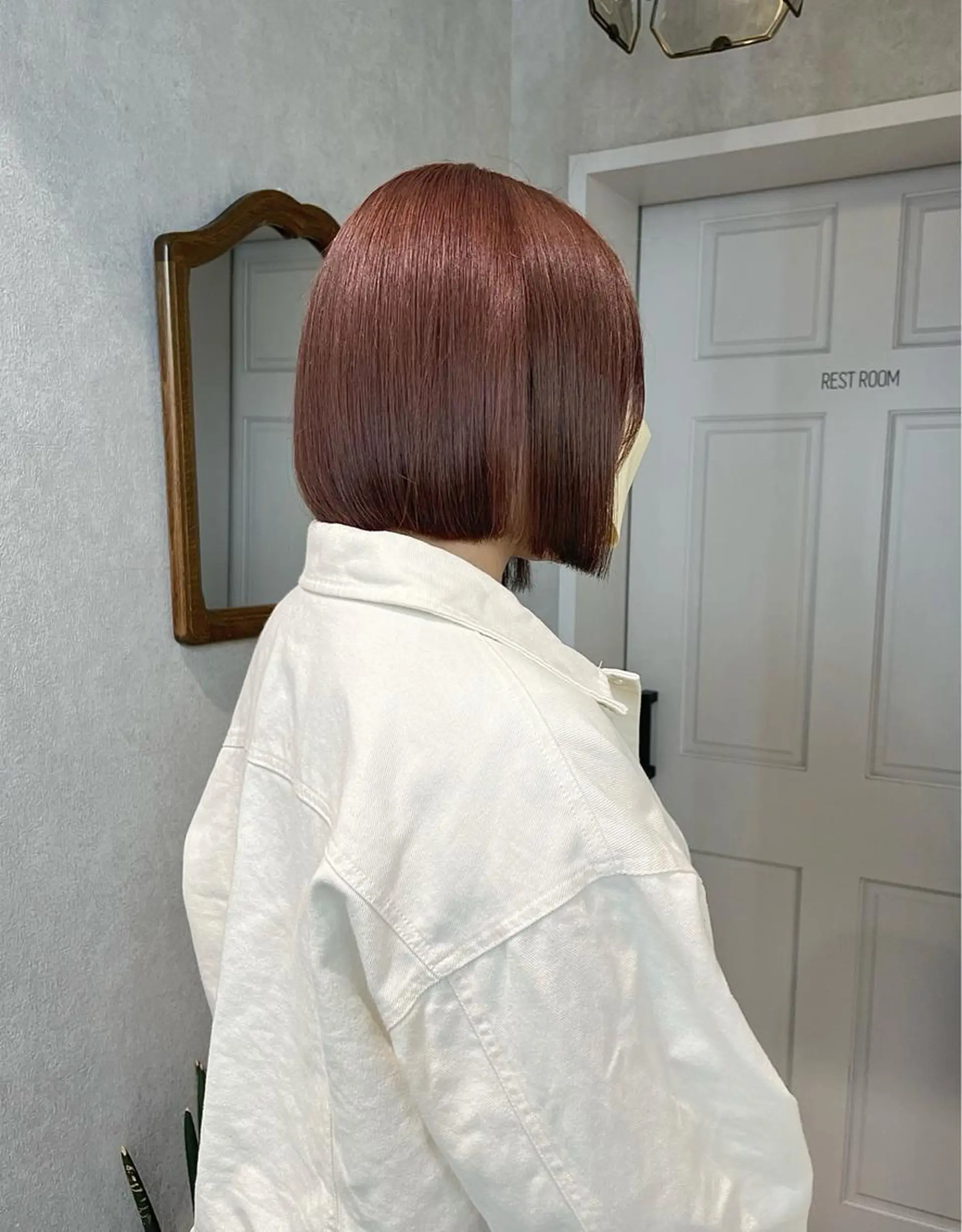 ショート カラー ベージュカラー ブラウンカラー ピンクカラー ピンクベージュ ヘアセット🎀パーマ Tsubasaのヘアスタイル