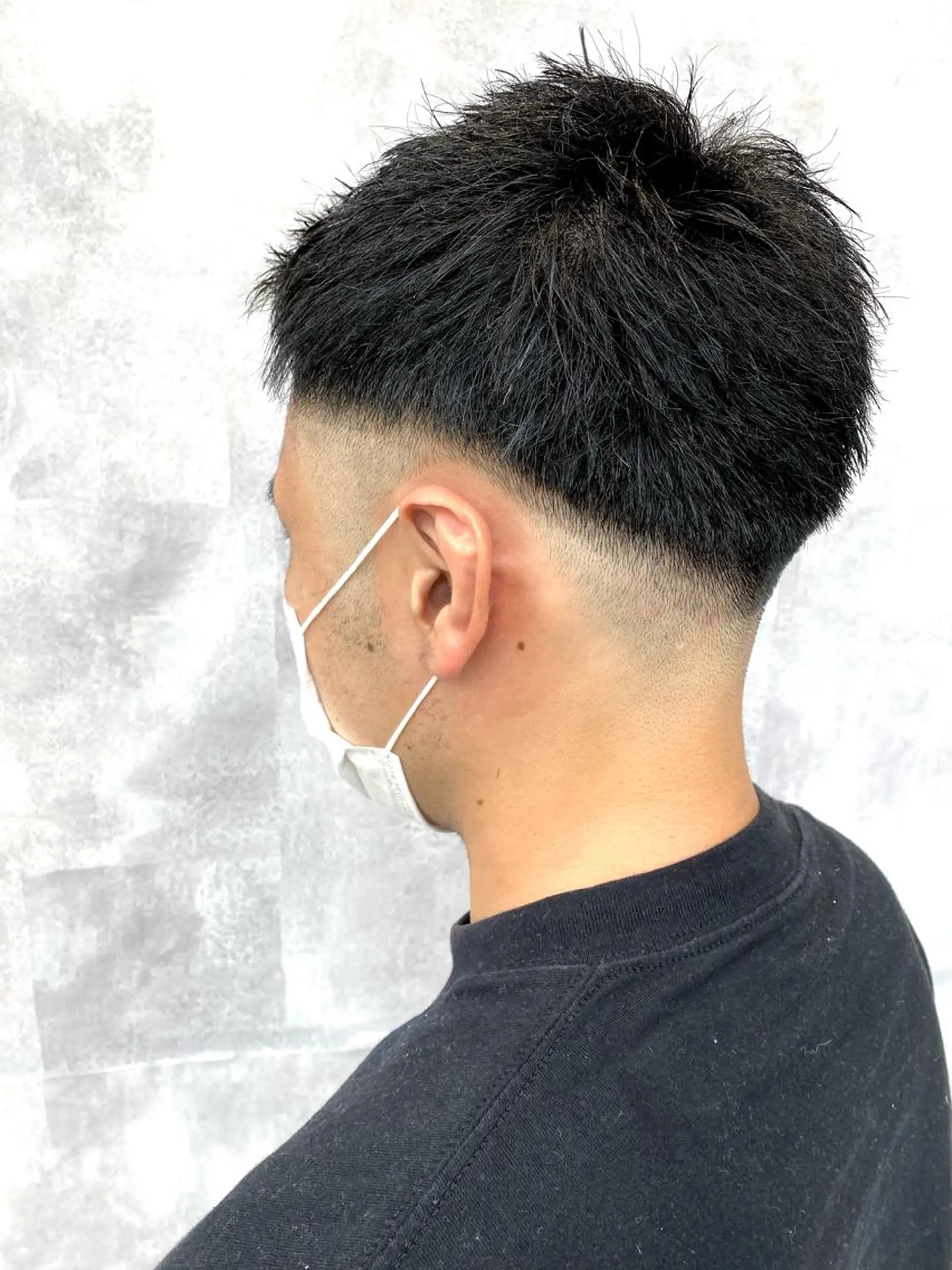 ショート メンズ カット 【𝐀𝐬𝐡大森】 石崎竜祐のヘアスタイル