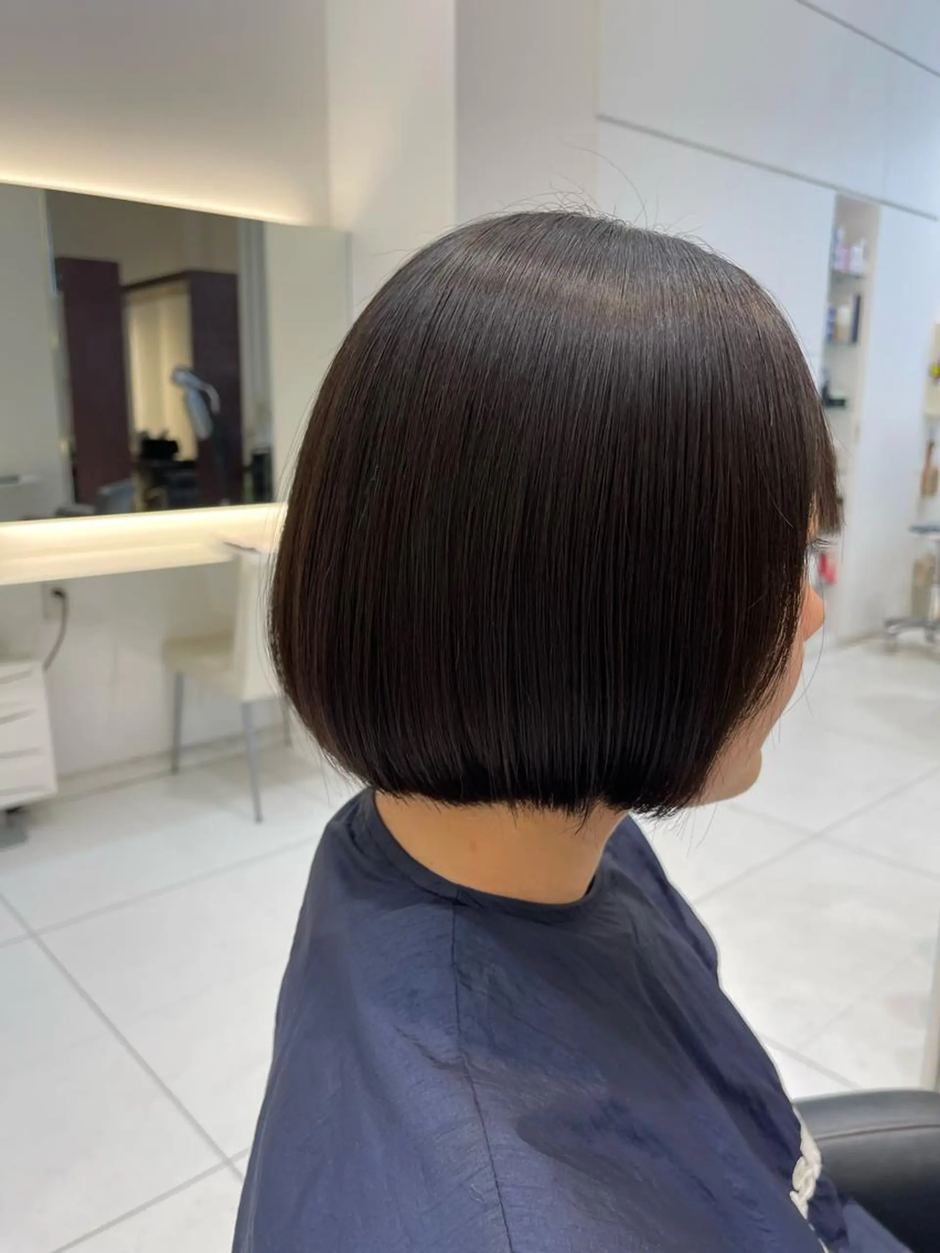 ショート 縮毛矯正 上原 和樹のヘアスタイル