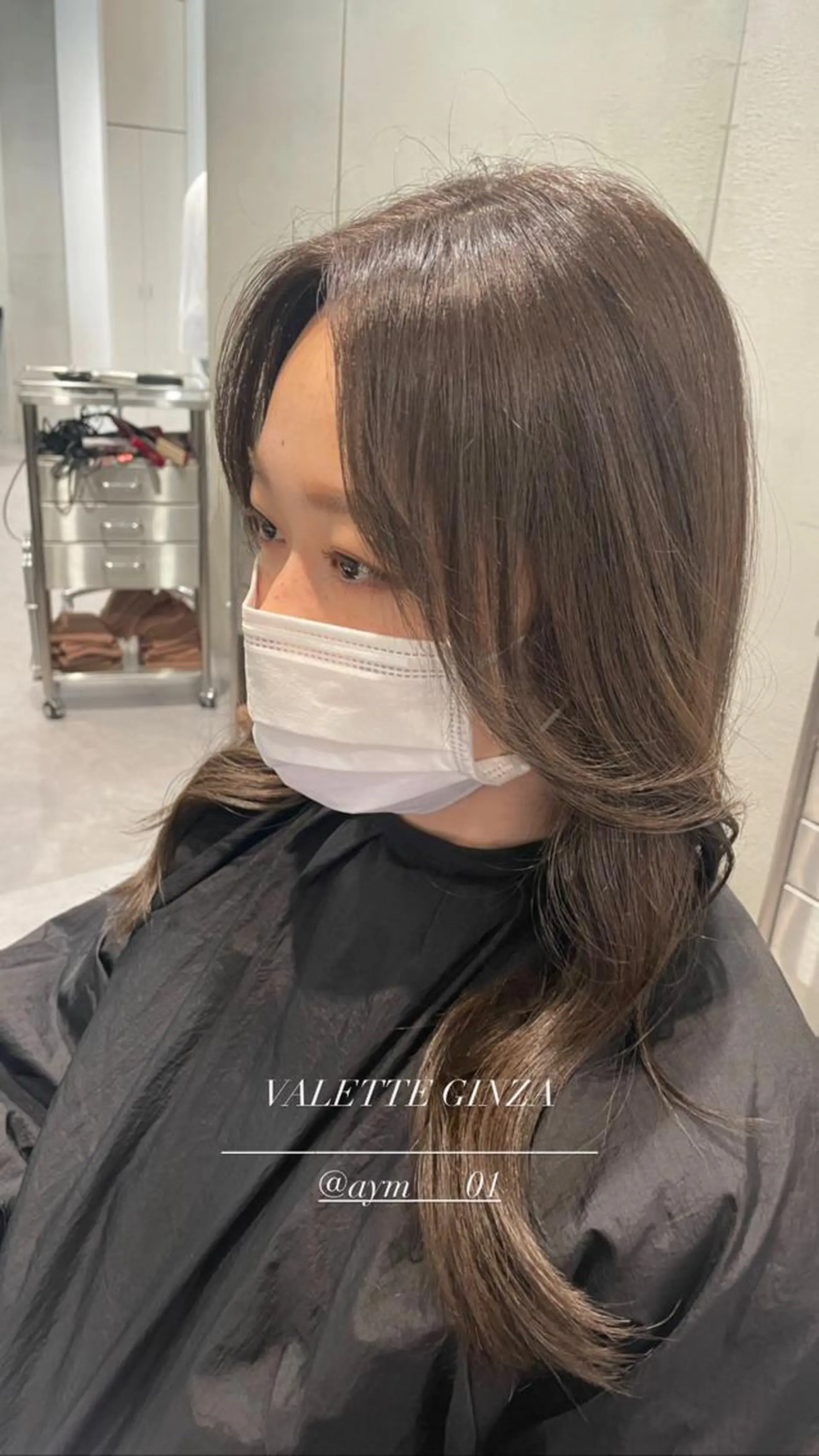 セミロング カラー 銀座/韓国ヘア🤍 レイヤーAYUMIのヘアスタイル