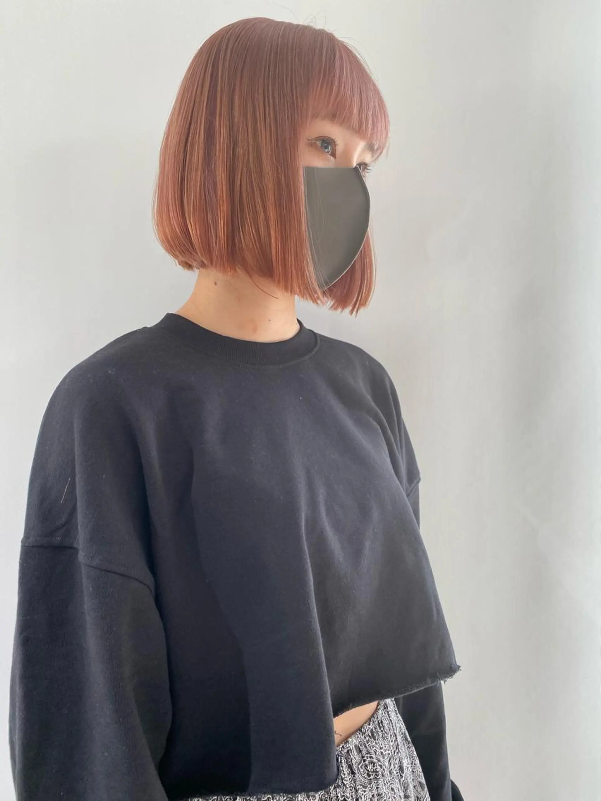 ミディアム カラー カット ヘアカラー トリートメント KOOKI スティードトーキョーのヘアスタイル