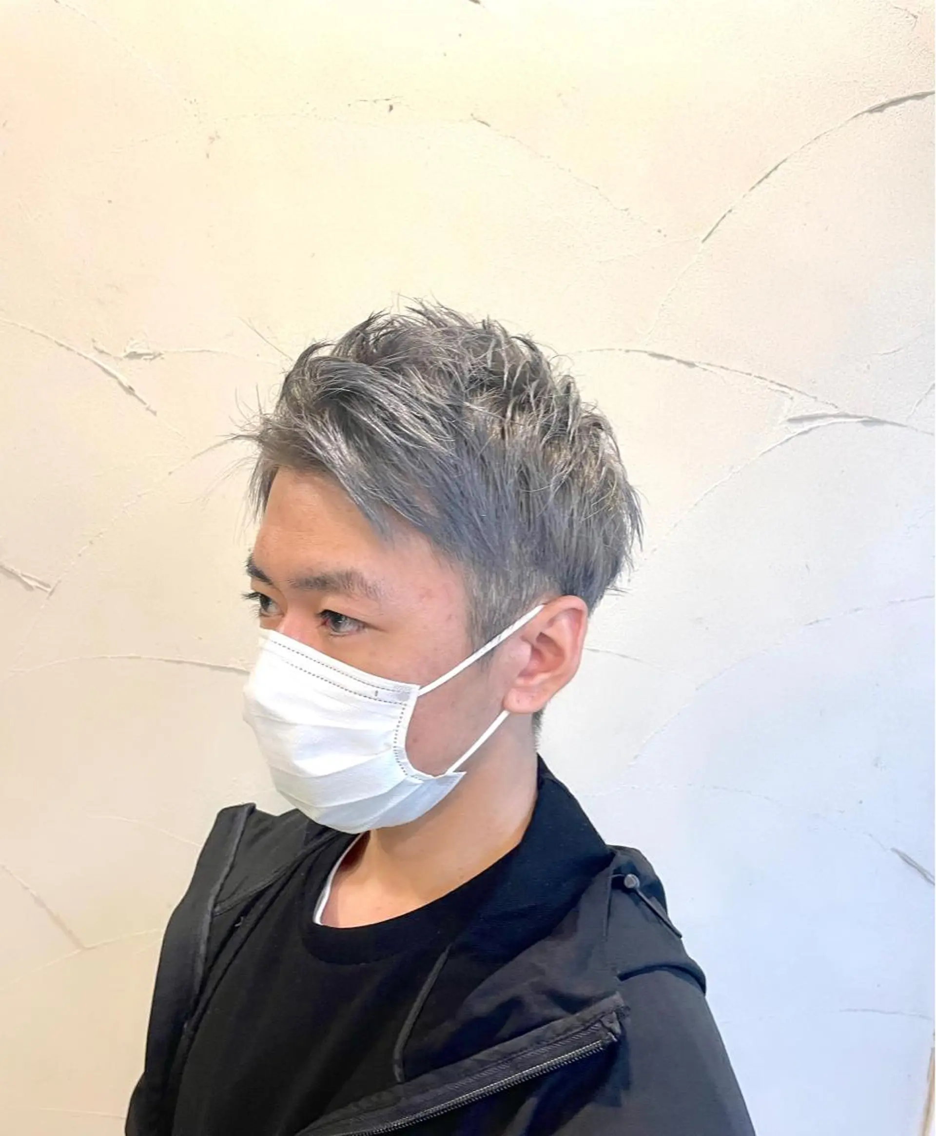 メンズ スパイキーショート カット 高柳 七音のヘアスタイル