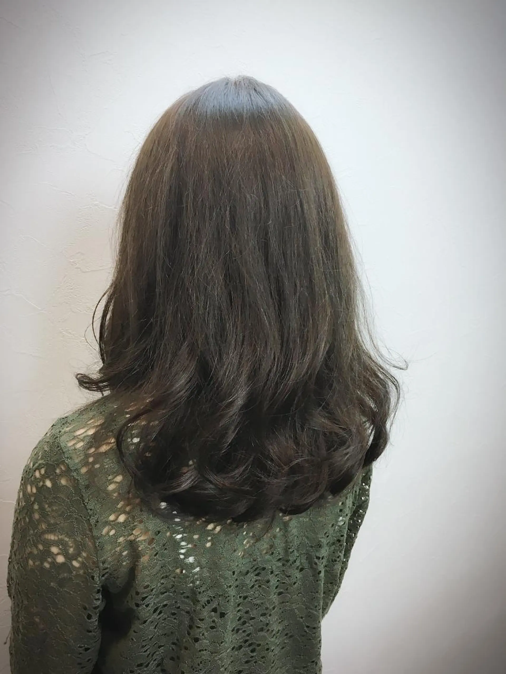 ロング カラー アッシュ 菅沼 まみのヘアスタイル