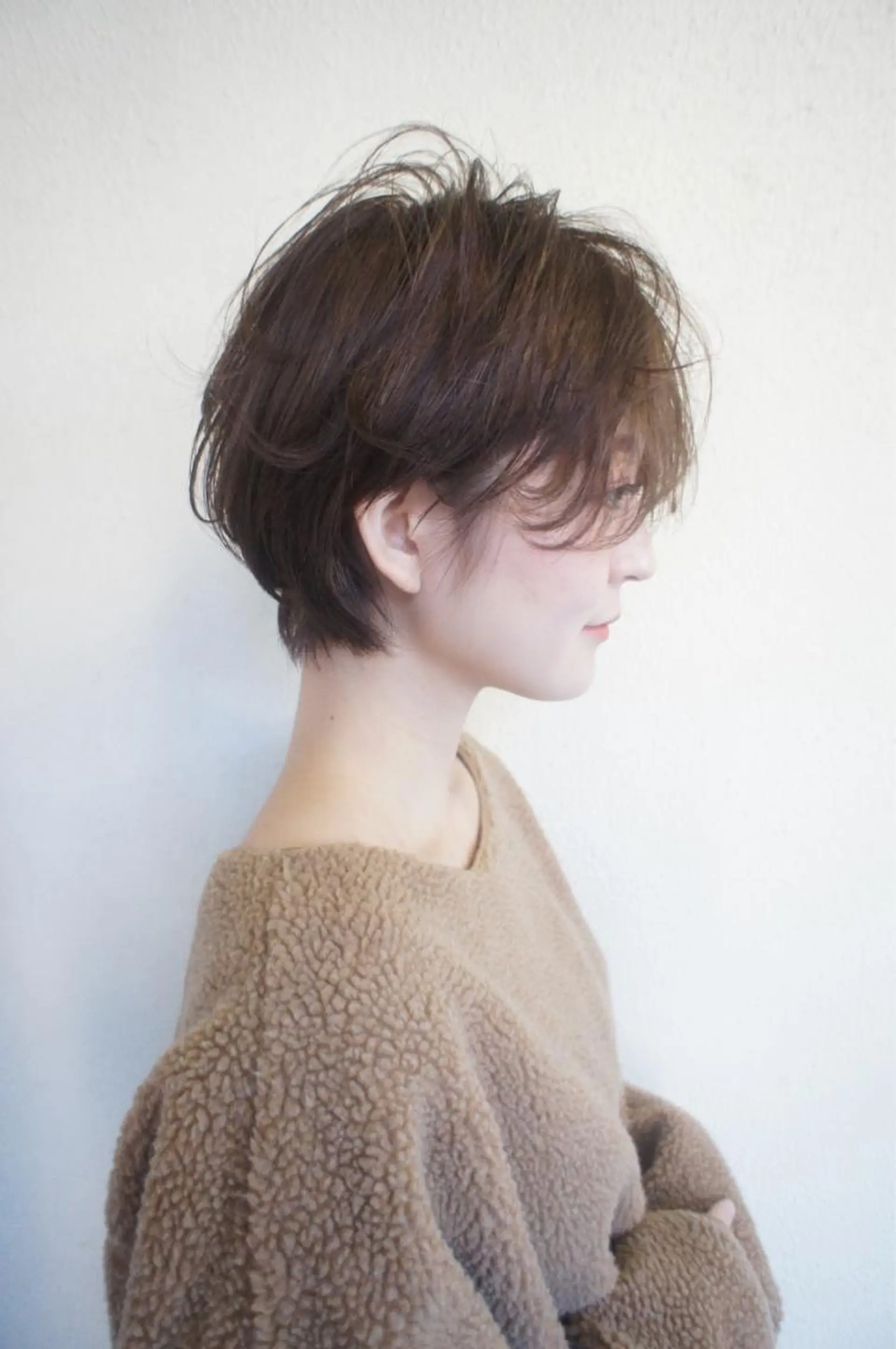 ショート カラー パーマ 🟦髪質改善6年 💊YAMAMOTOのヘアスタイル