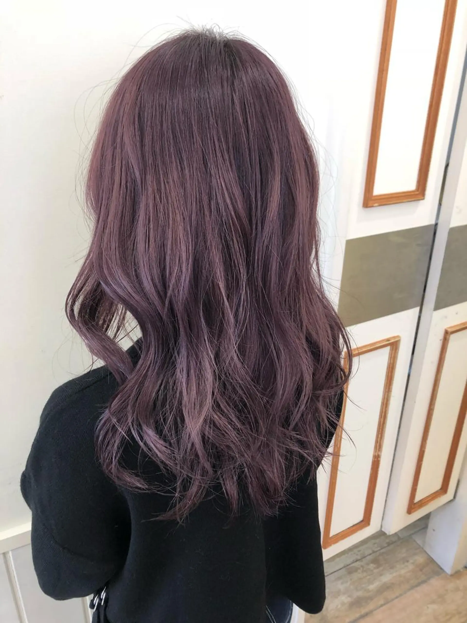 セミロング パープルカラー パーソナルカラー骨格 顔タイプ　小幡のその他イメージ
