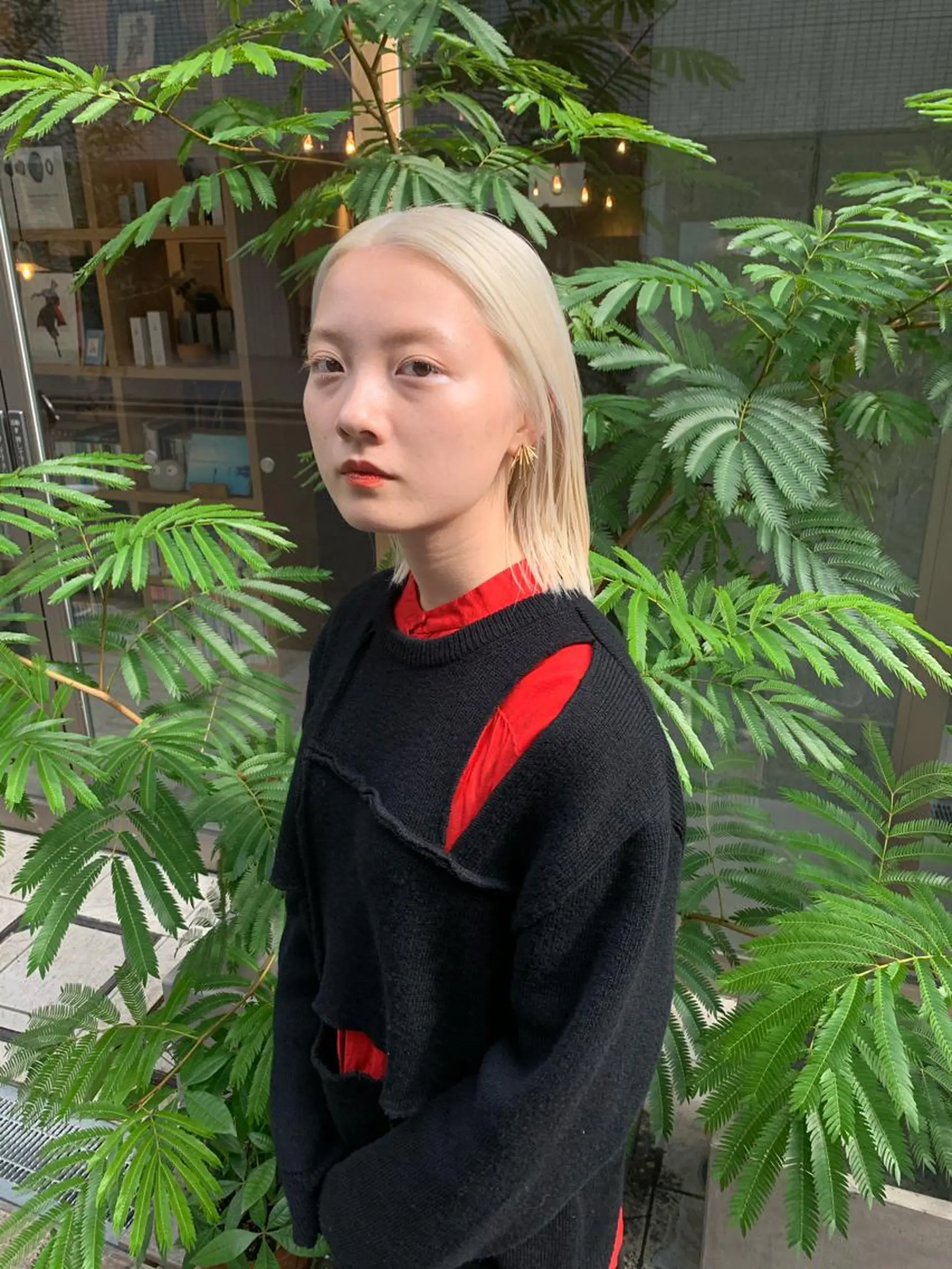 ミディアム ハイトーンNo.1✨ パーマ✨イマイタツヤのヘアスタイル