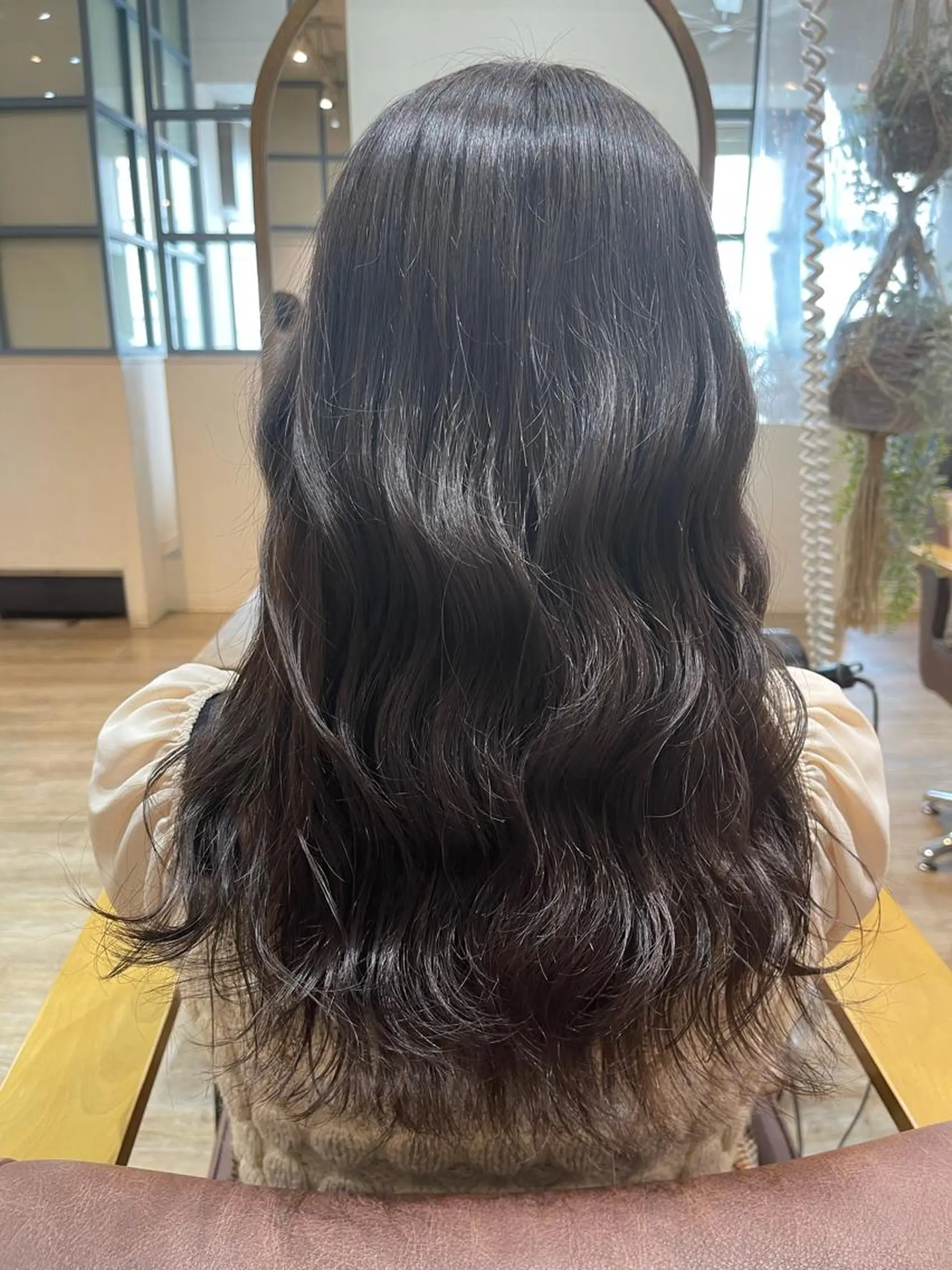 ロング カラー カット パーマ トリートメント ヘッドスパ 巻ける縮毛矯正✨ 木下晴一朗✨のヘアスタイル