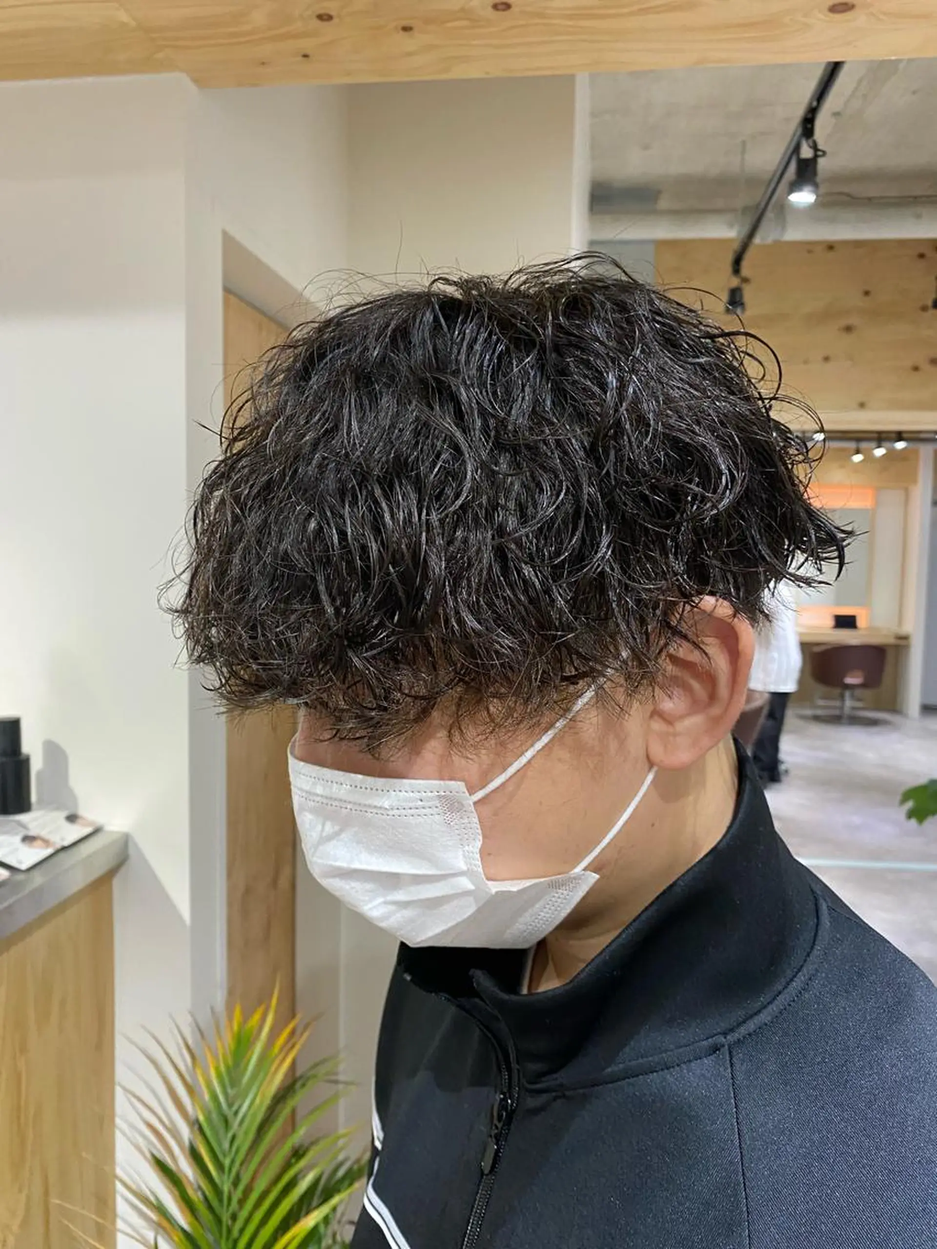 パーマ メンズ カット パーマ ヘアセット メンズブリーチカラー /パーマ ごーた立川のヘアスタイル