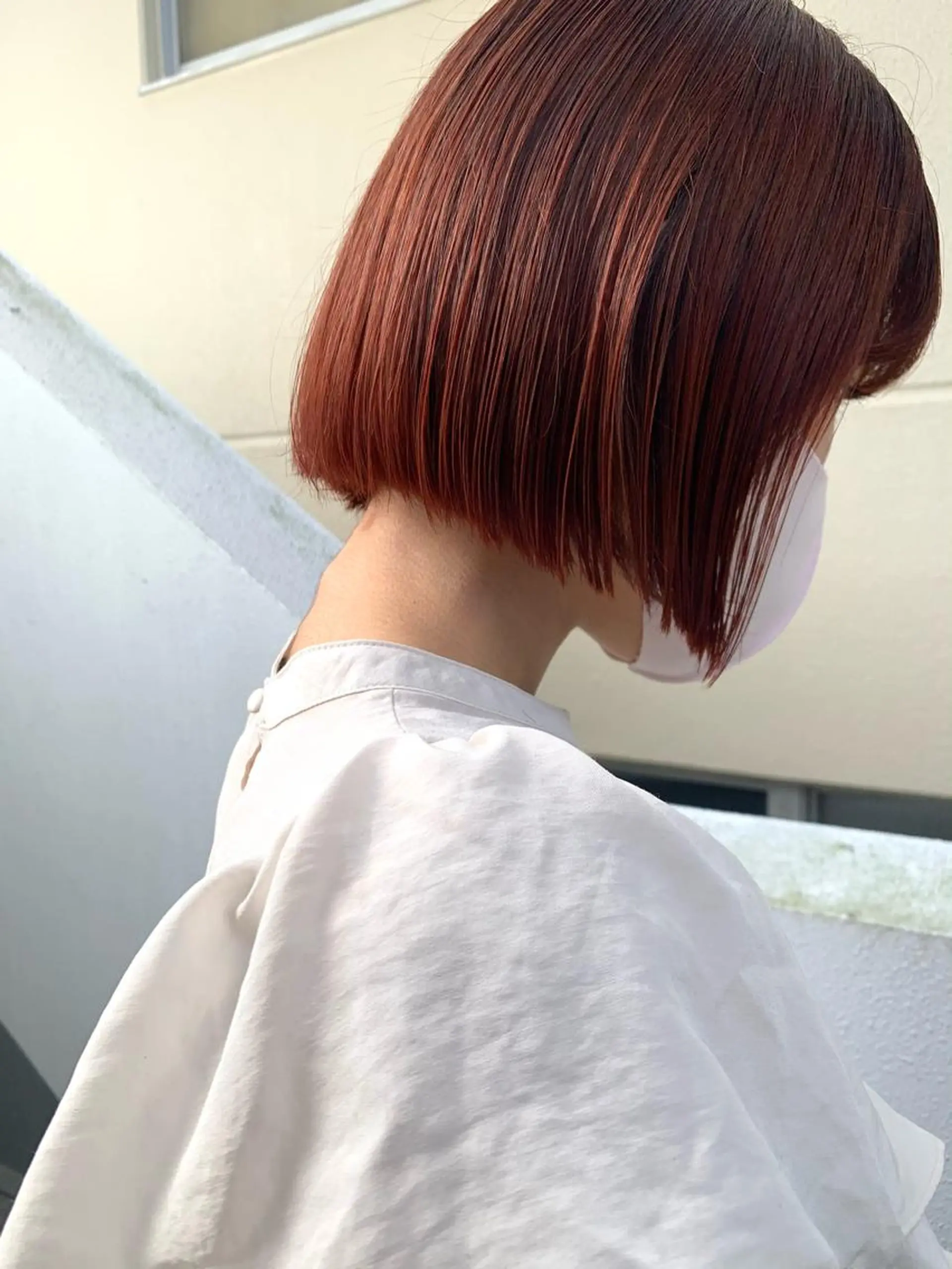 ショート カラー ブリーチ ブリーチなしカラー オレンジ 遠藤沙也加 /レイヤーカットのヘアスタイル