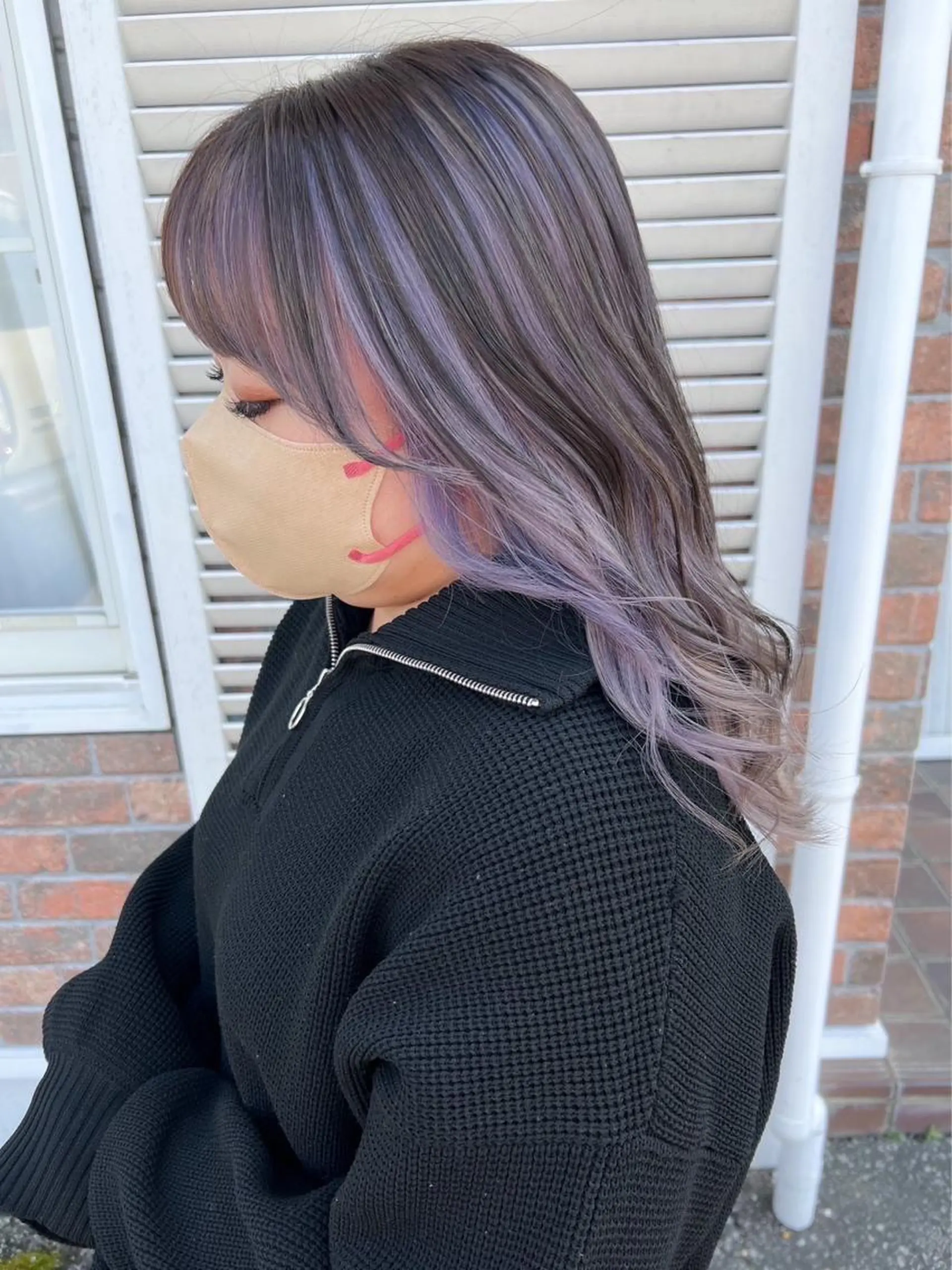 ロング カラー YURAGI🤍 SAEのヘアスタイル