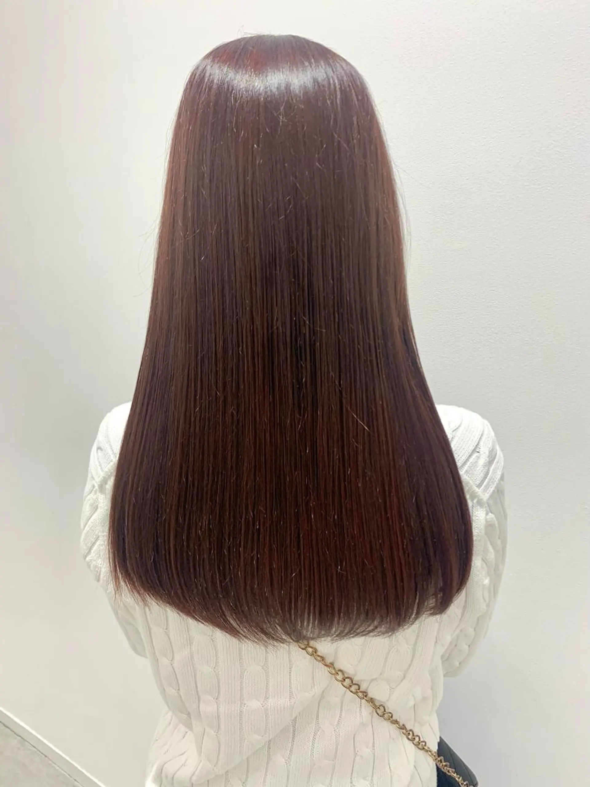 ロング カラー ボブ/美髪矯正 /佐藤　奈巳のヘアスタイル