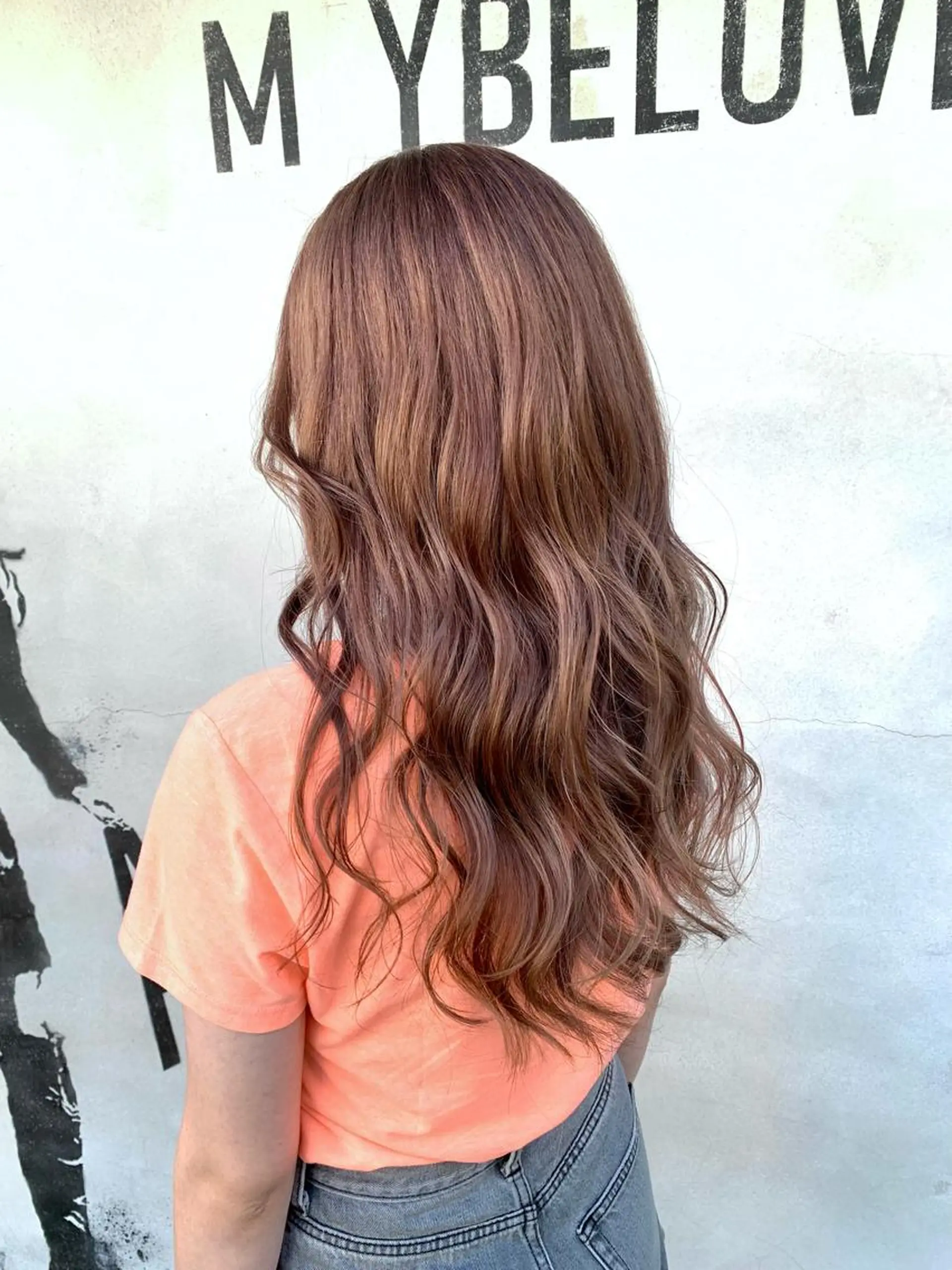 ロング ヘアカラー トリートメント ︎︎🧸 ユリ ︎︎🧸のヘアスタイル