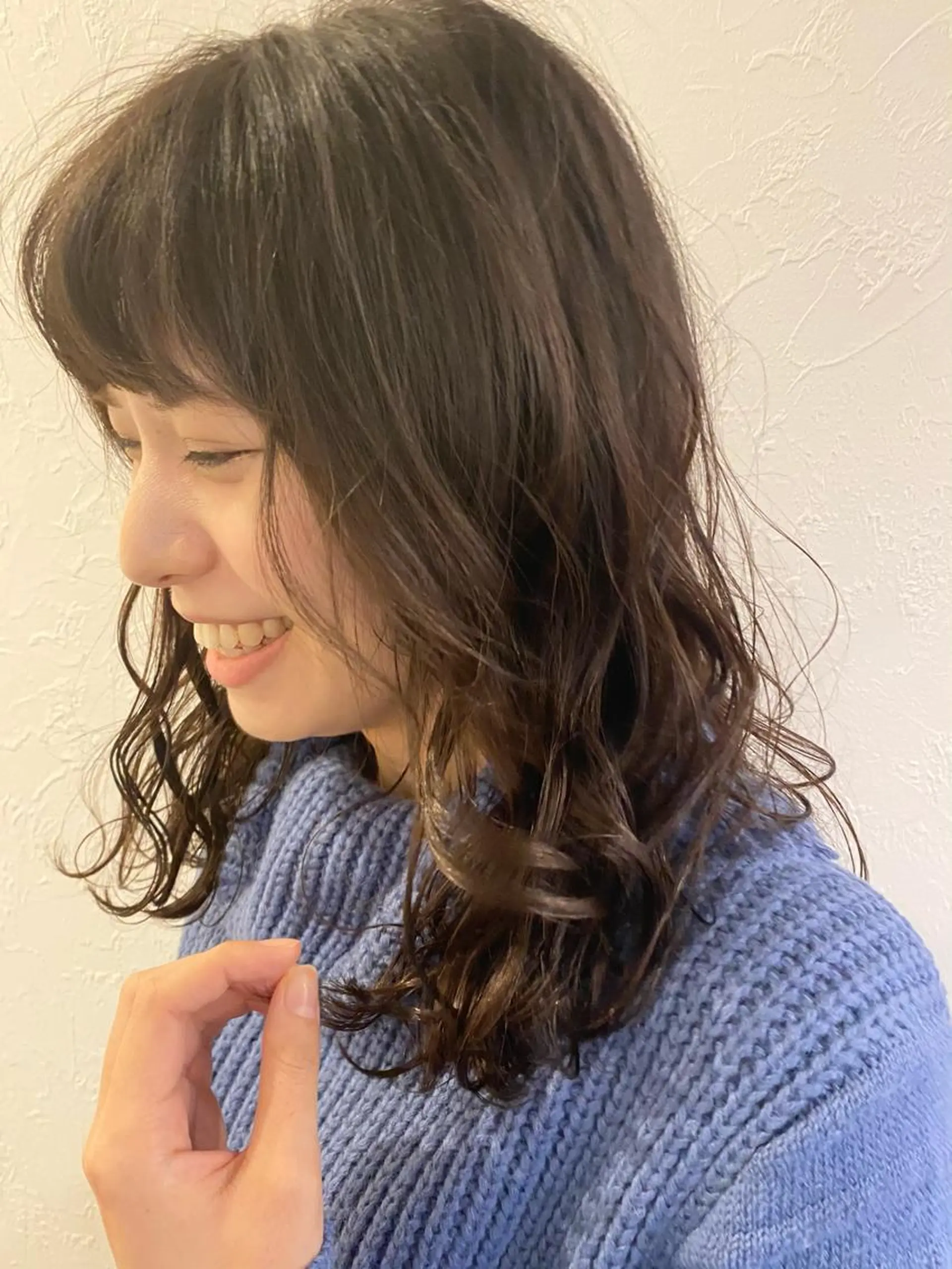 セミロング カラー m ā l o. マァロのヘアスタイル