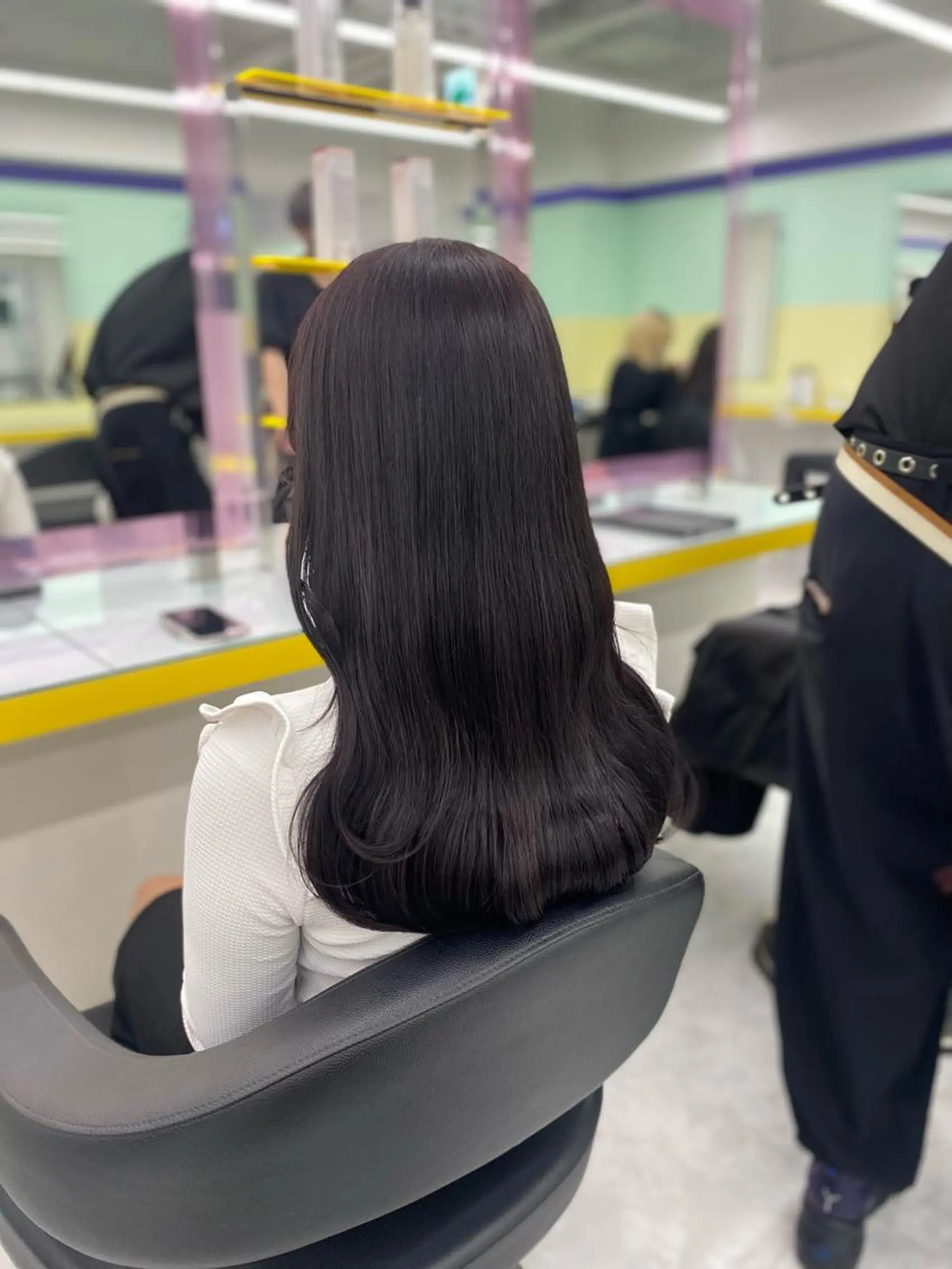 ミディアム カラー パーマ ヘアアレンジ メンズ キッズ ネイル マツエク・マツパ アイブロウ メンズブリーチ ブリーチ ディープラベンダー ラベンダーカラー ブリーチなしカラー ヘアカラー 💖横浜ブリーチなし 💖MIHOのヘアスタイル