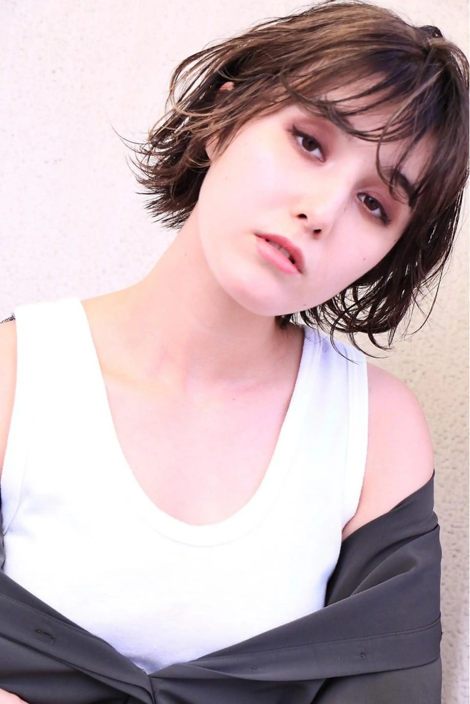 ショート カット ヘアカラー トリートメント 一ノ瀬 暁のヘアスタイル