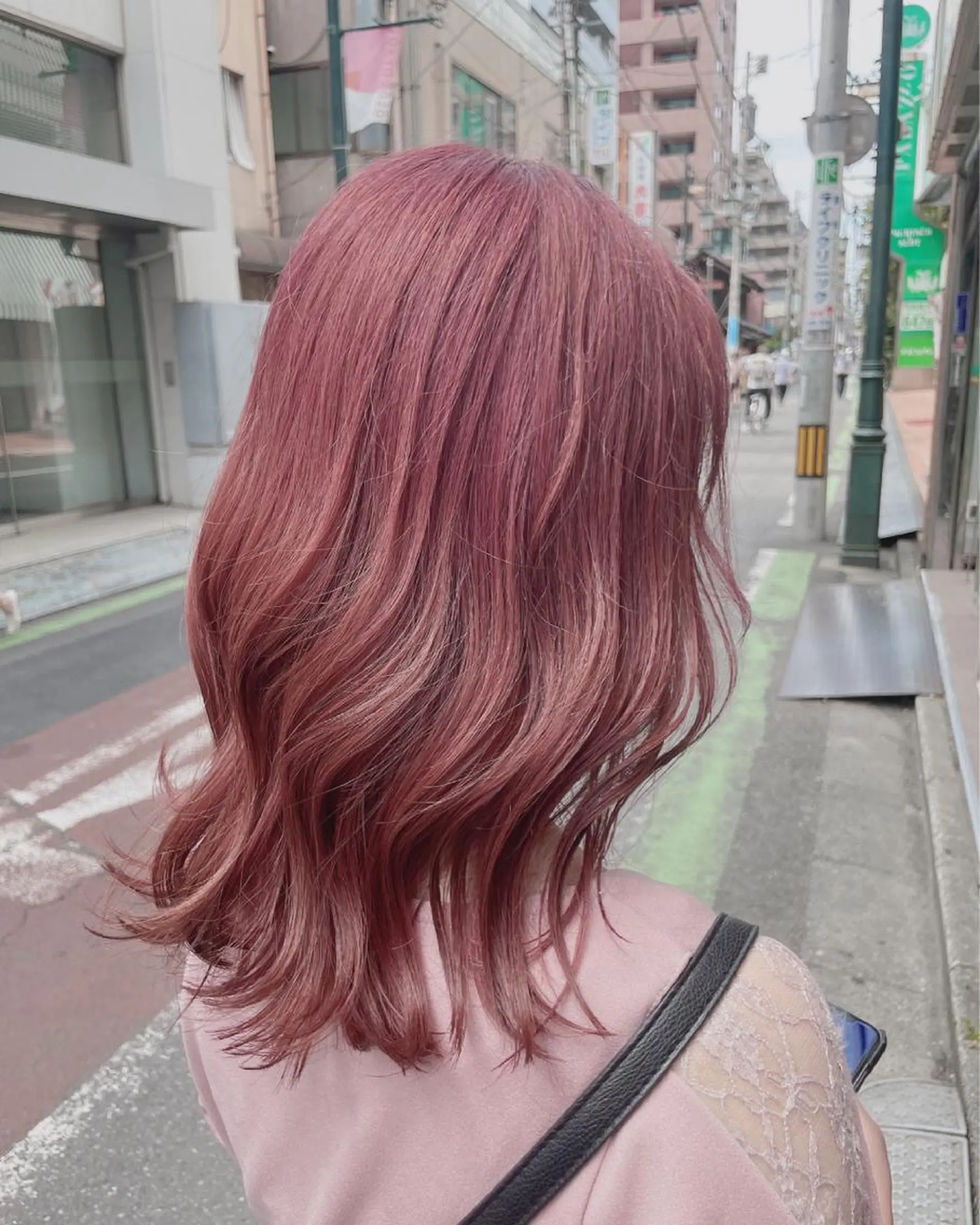 ロング カラー ラベンダーカラー ピンクカラー ピンクラベンダー カット ヘアカラー トリートメント ヘッドスパ ヘアセット 🦋ハイトーンボブ ショート🦋トシキのヘアスタイル