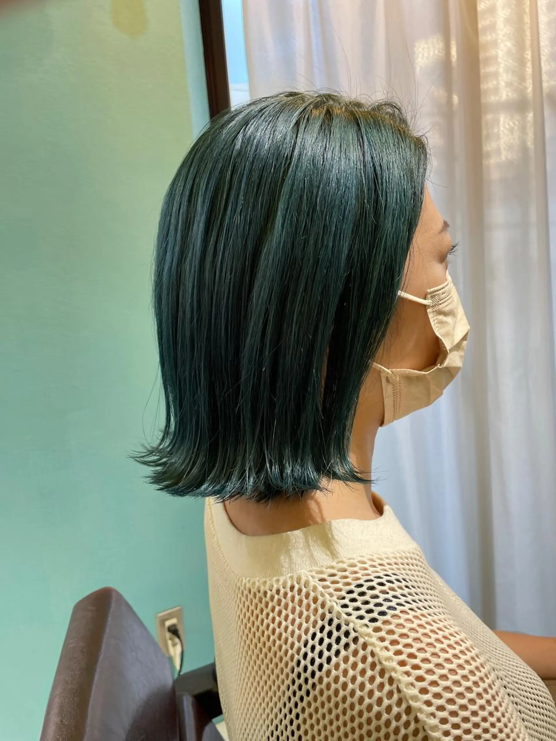 ミディアム ヘアカラー トリートメント 末石 智のヘアスタイル