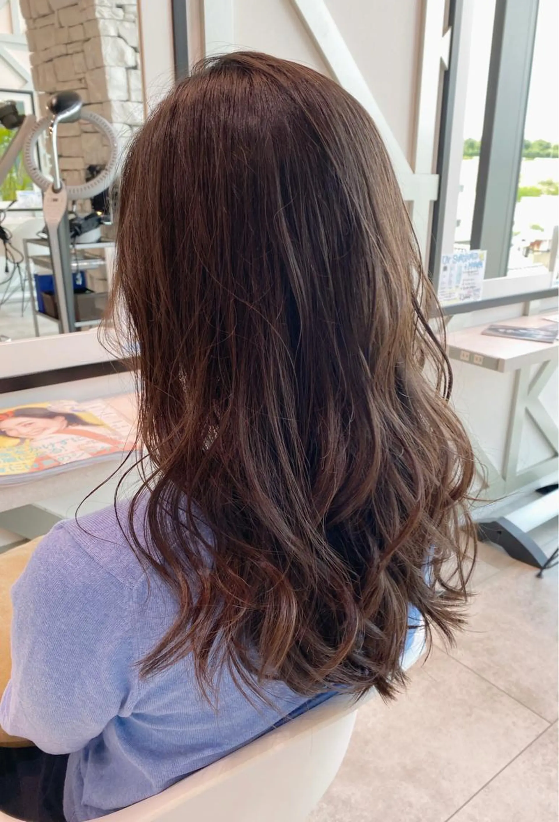 ロング カラー カット ヘアカラー トリートメント 内藤 裕真  k-twoのヘアスタイル