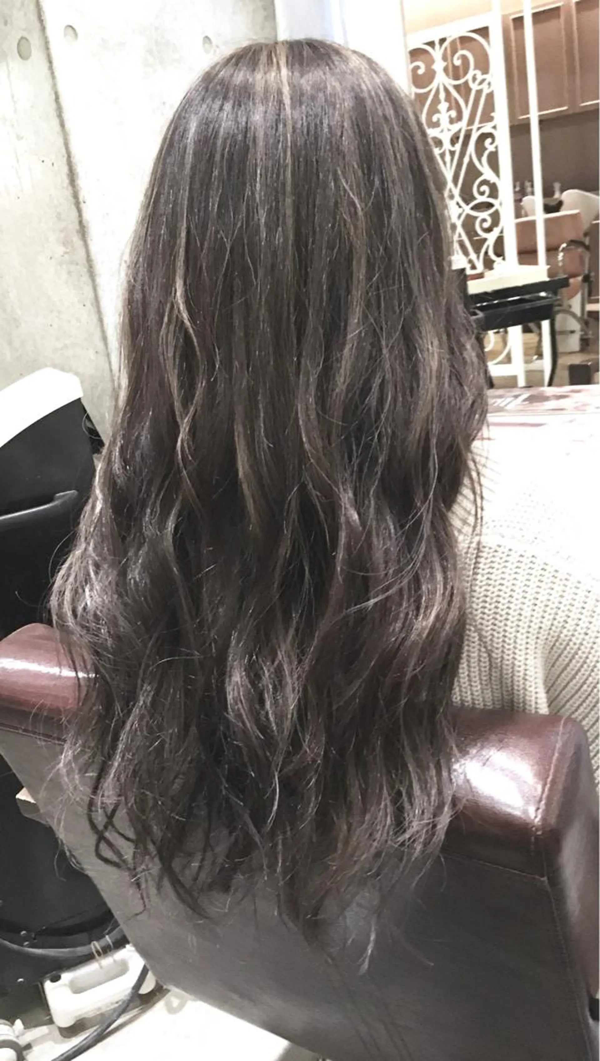 ミディアム セミロング ロング カラー 髪質改善//縮毛矯正 This表参道のヘアスタイル