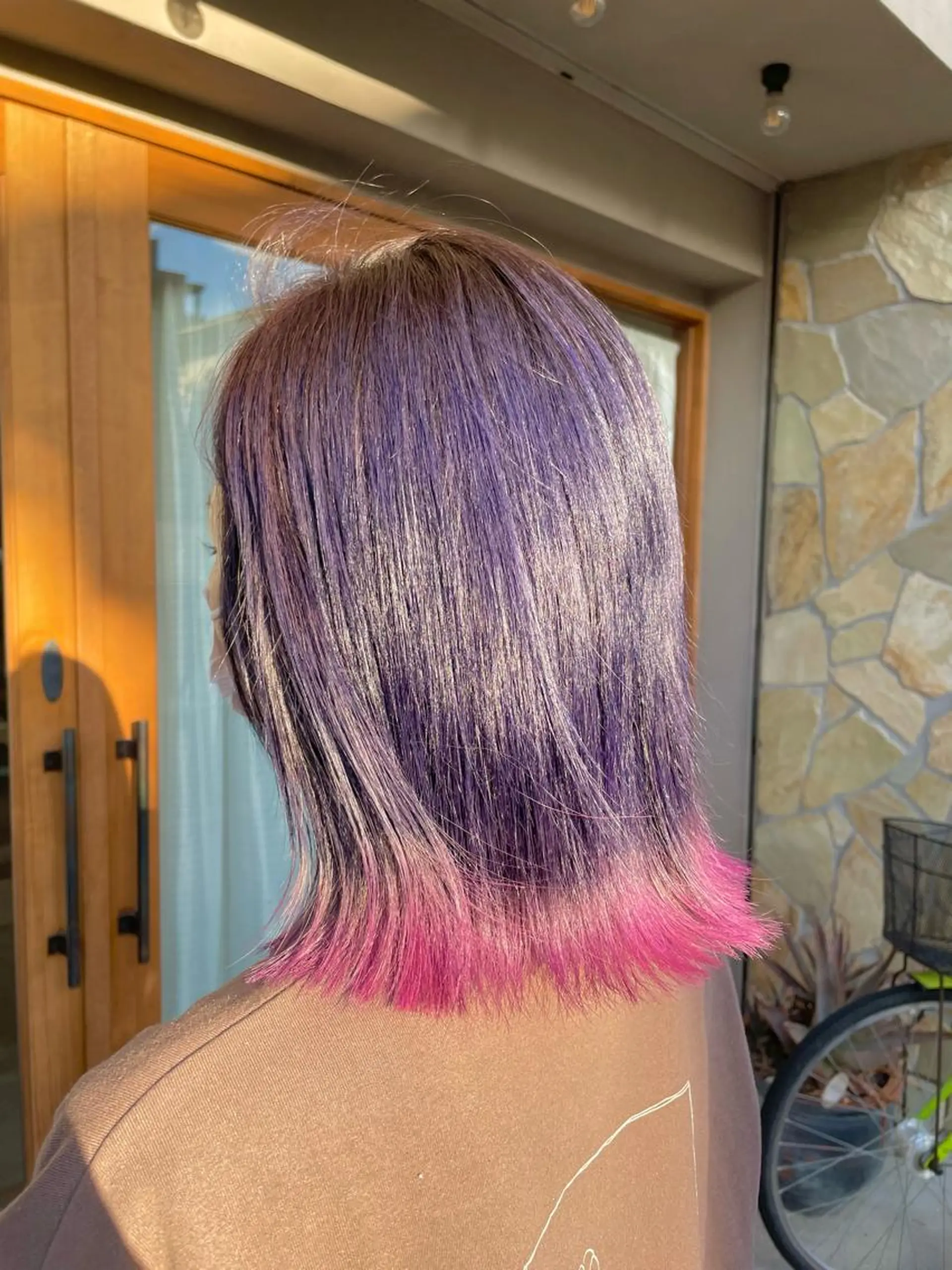 ミディアム カット ヘアカラー chillout🌱 武田安未のヘアスタイル