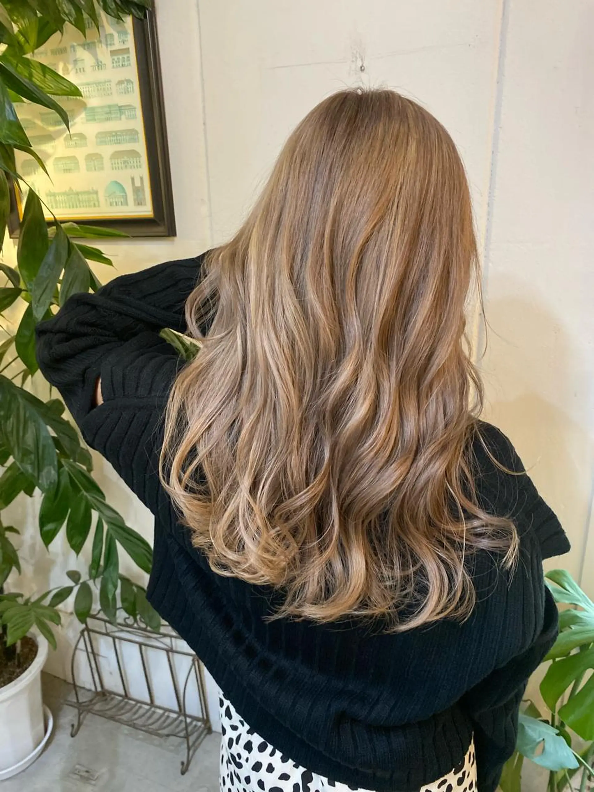 ロング カラー 長濱 俊のヘアスタイル