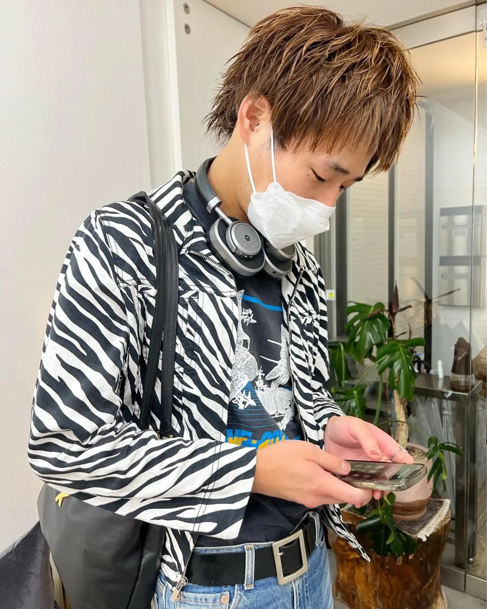 ショート カラー パーマ ヘアアレンジ メンズ 【池袋/スパイキー ショート】ⓝⓘⓜⓤのヘアスタイル