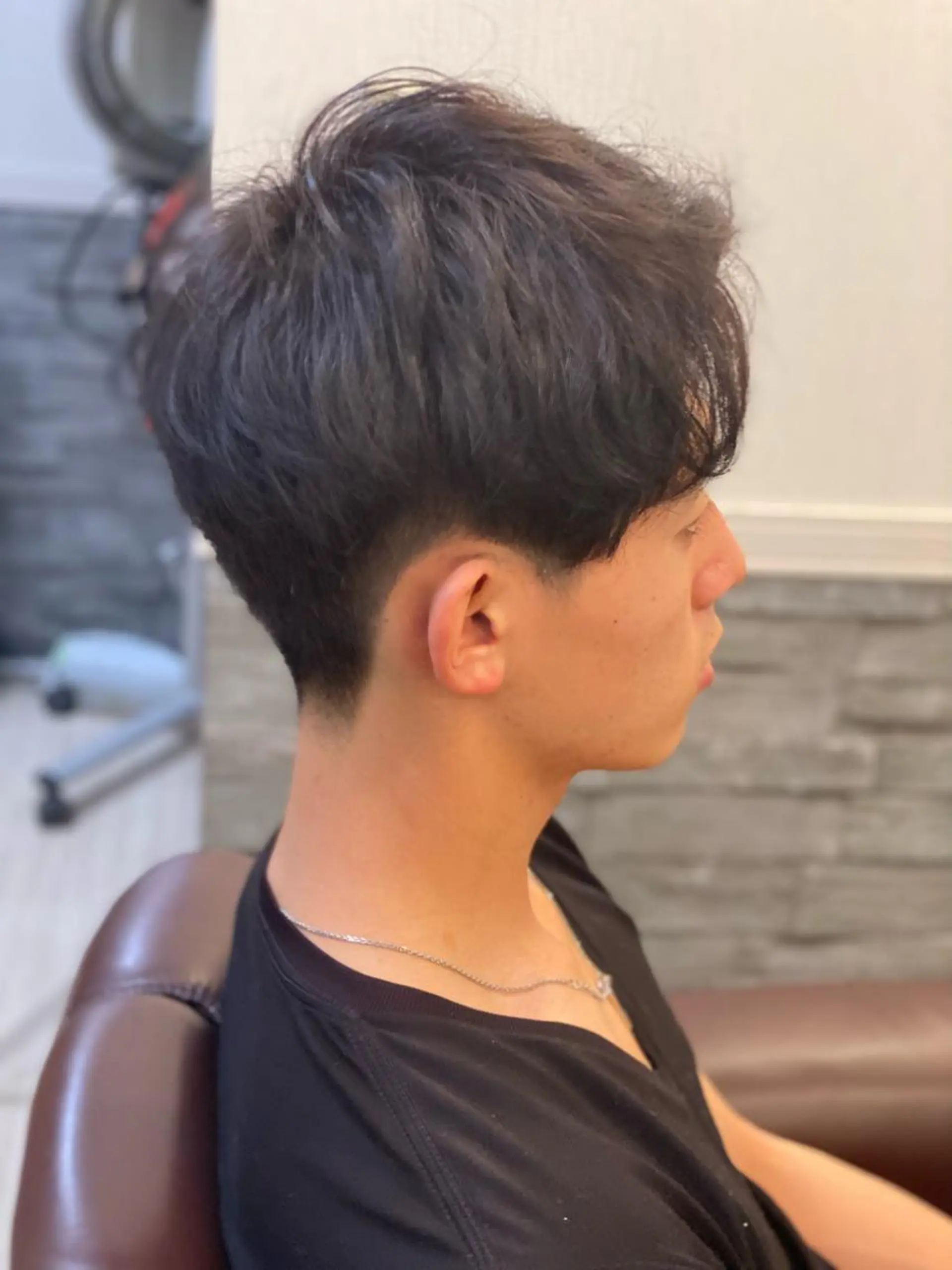 ショート メンズ ツーブロック 刈り上げ 仲川 遼のヘアスタイル