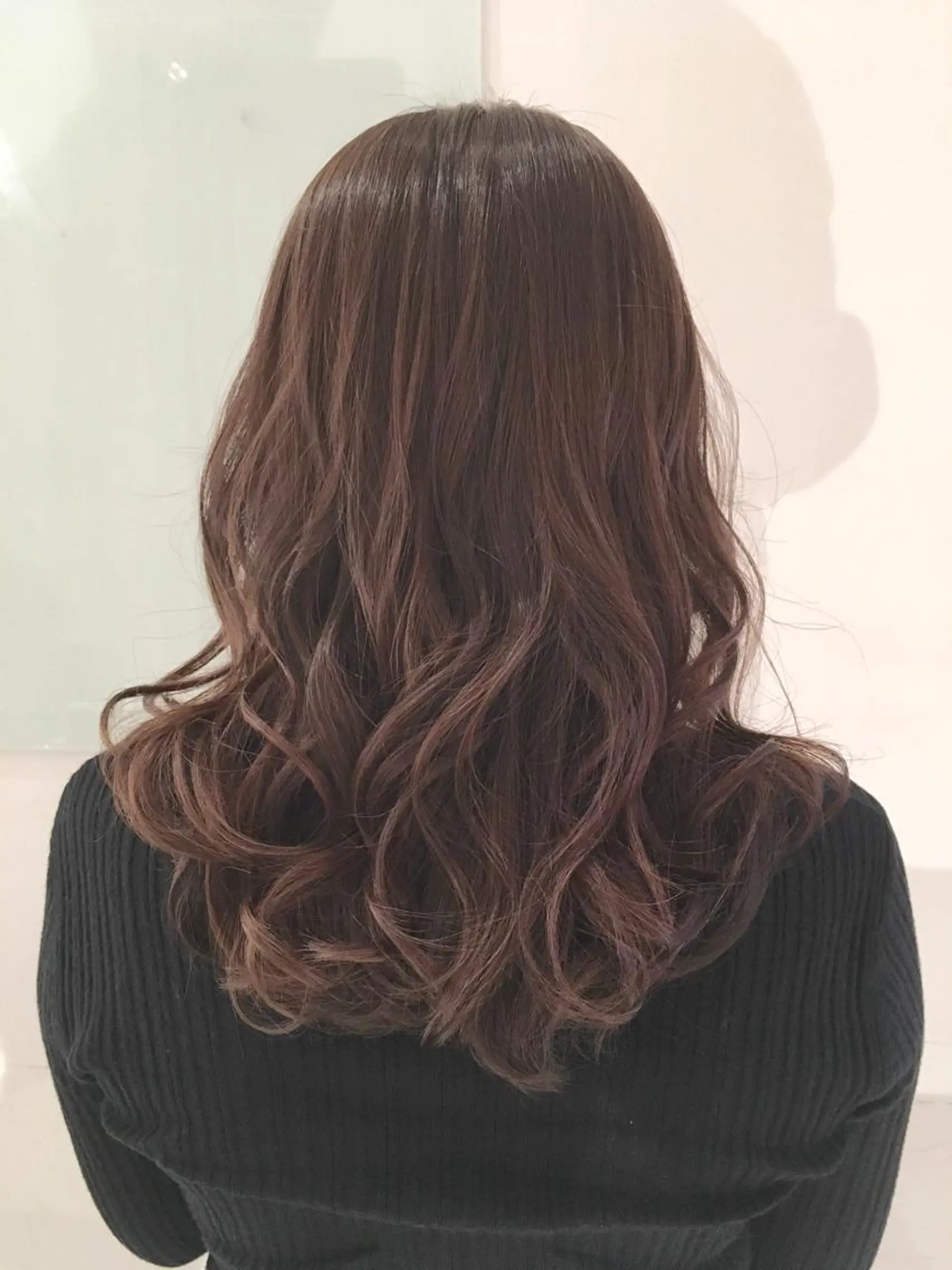 ロング カラー ベージュカラー ピンクカラー ピンクベージュ ヘアカラー トリートメント ヘッドスパ ヘアセット go today shaire salon 本店所属・yoshi ☆のヘアスタイル