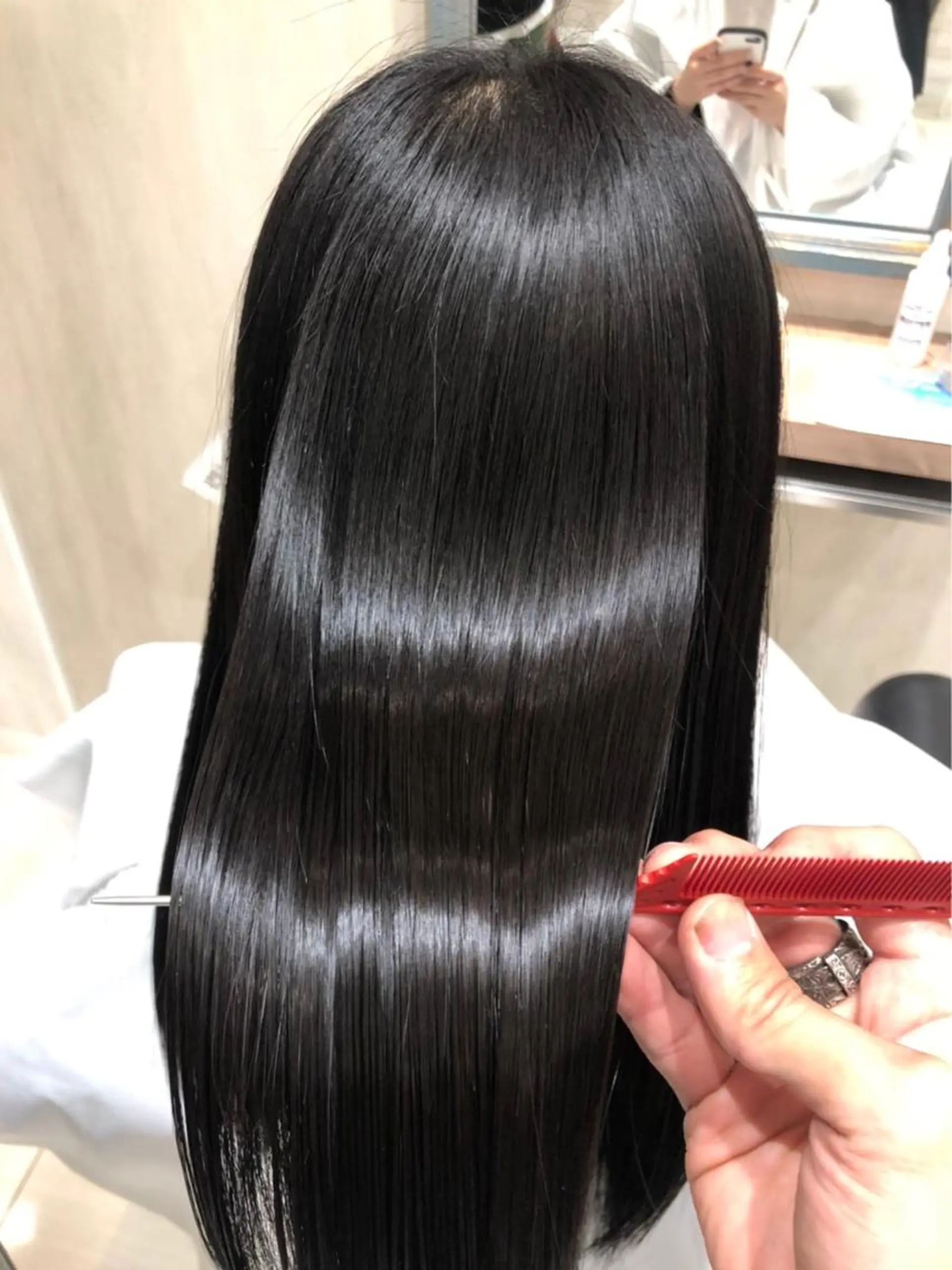 ロング トリートメント 縮毛矯正 内藤　宏紀 tidasmileのヘアスタイル