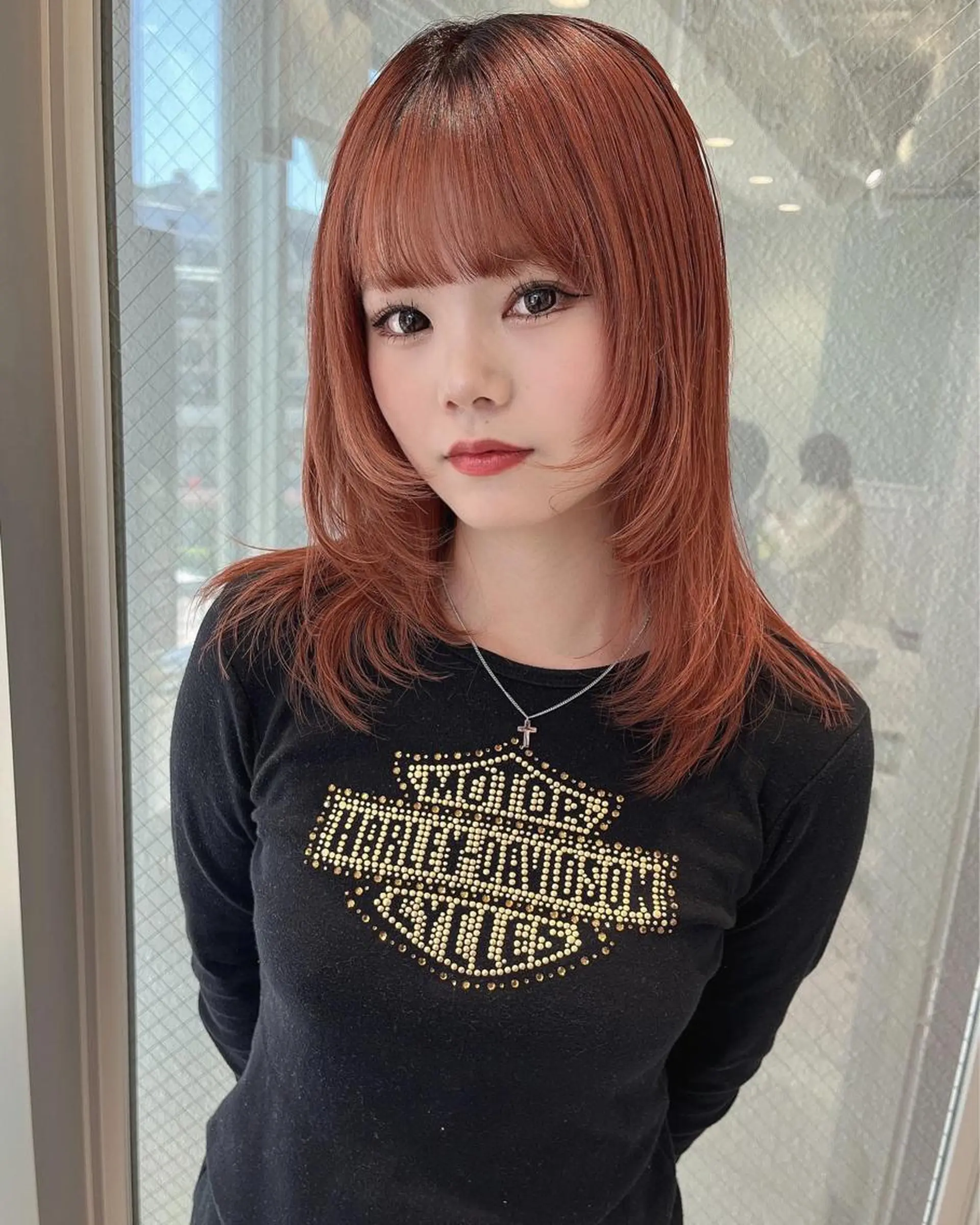 セミロング ウルフカット ウルフカット／吉村 桃子のヘアスタイル