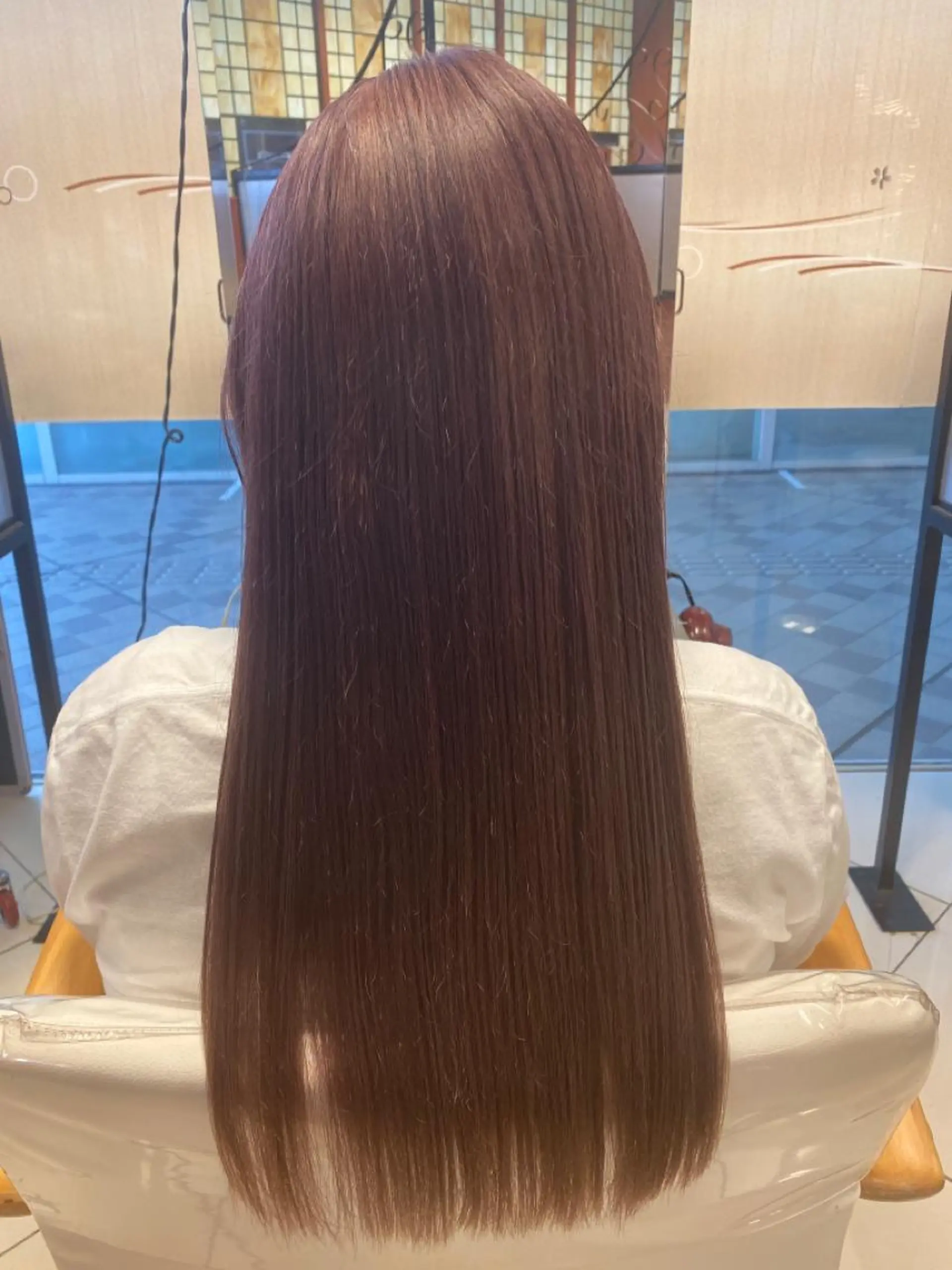 ロング カラー へんみ みかのヘアスタイル