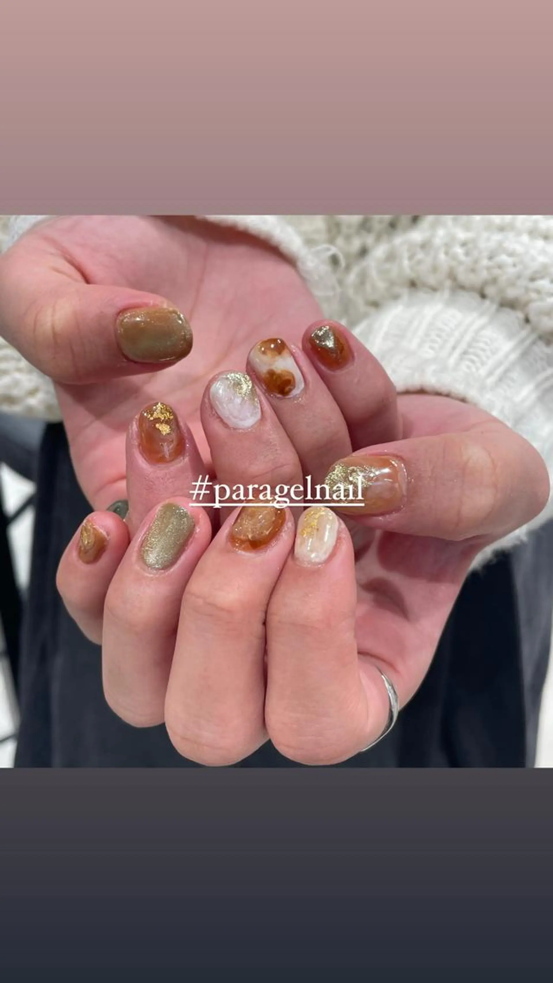 ネイル ニュアンスネイル ハンドネイル 淡色ネイル 🎀moeのネイルデザイン