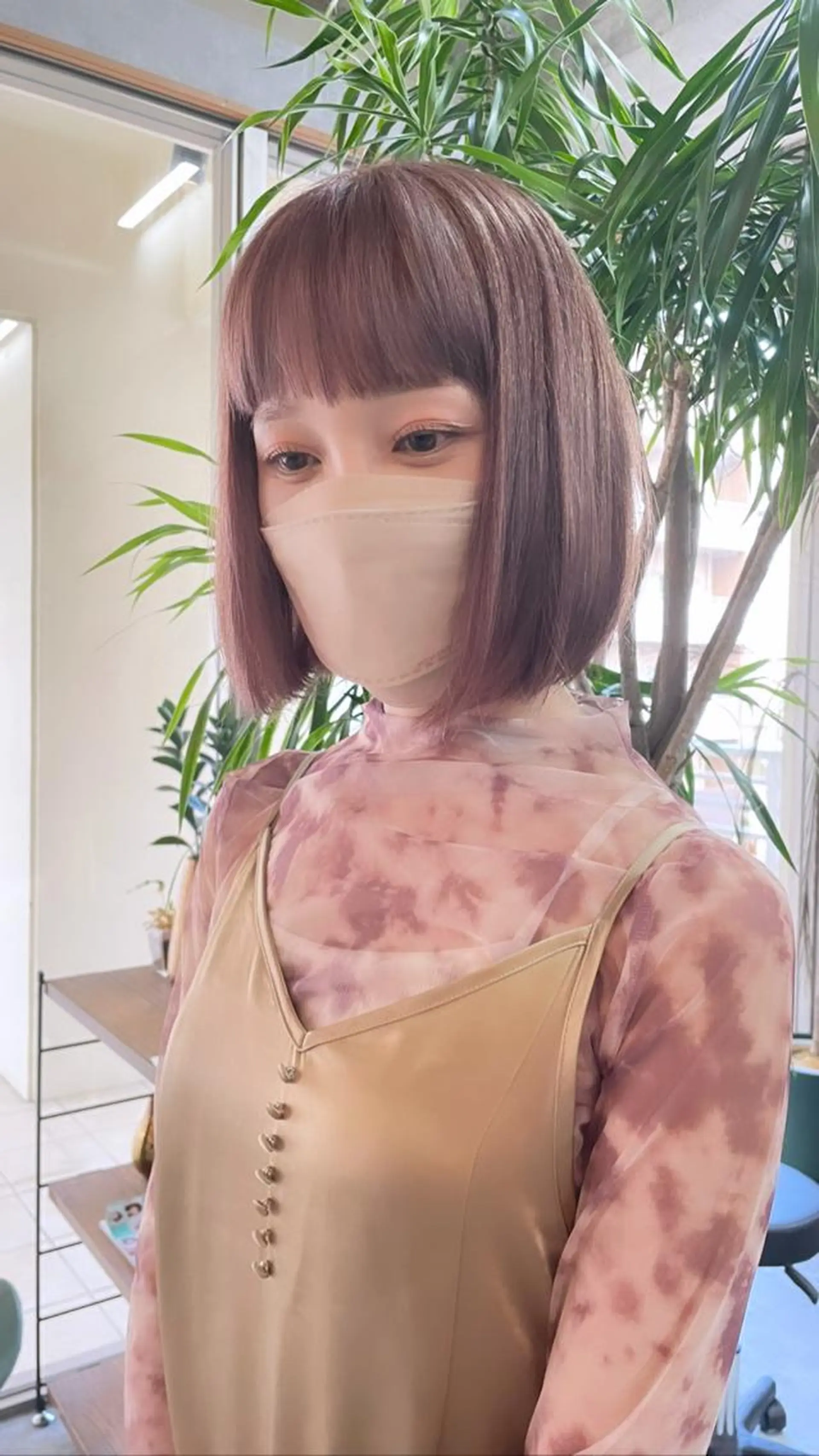 ショート ボブ andKおもろまち店 艶ダブルカラー✨のヘアスタイル