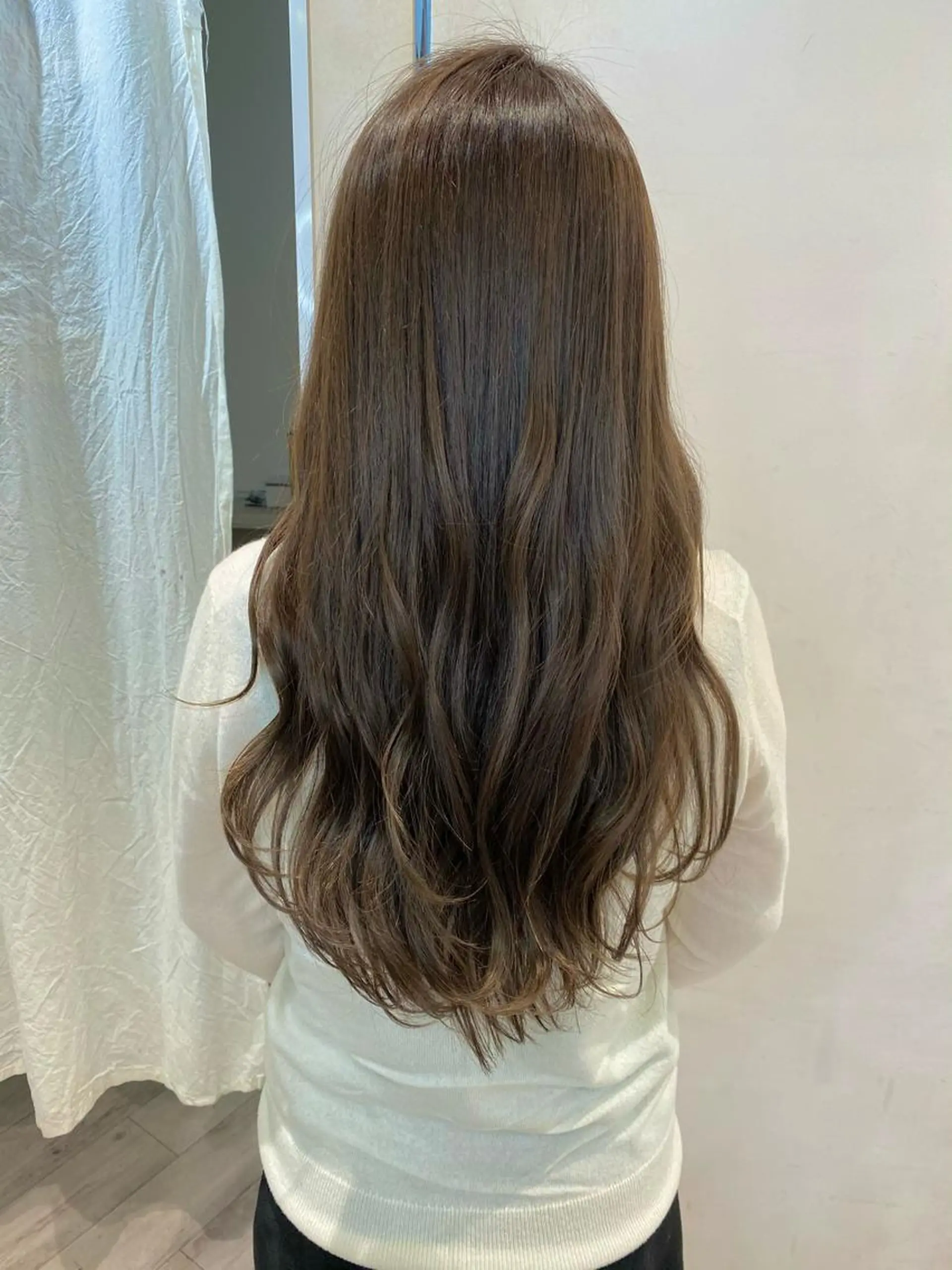 ロング カラー 顔まわりカット🌟 くびれヘア/寺門遥輝のヘアスタイル