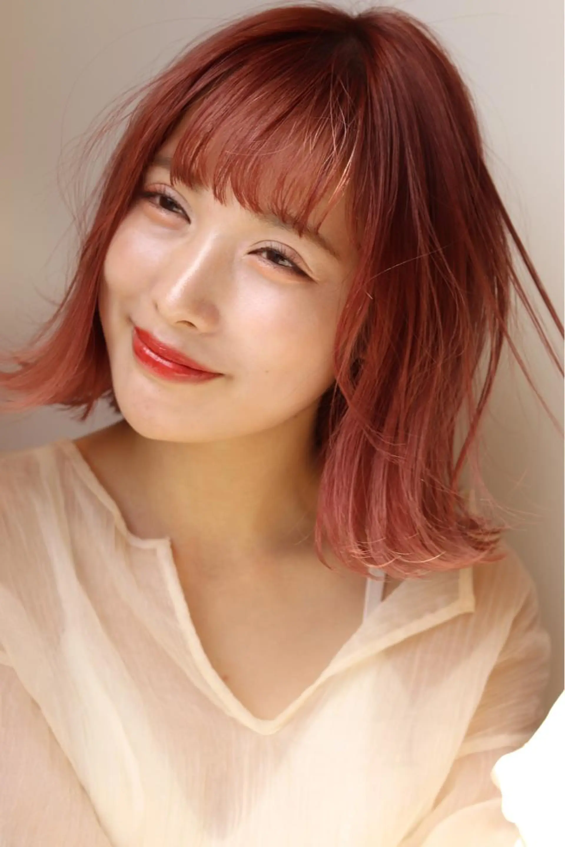 ショート カラー ハイトーンカラー ピンクカラー カット ヘアカラー トリートメント 【完全マンツー 恵比寿】佐藤 翔のヘアスタイル