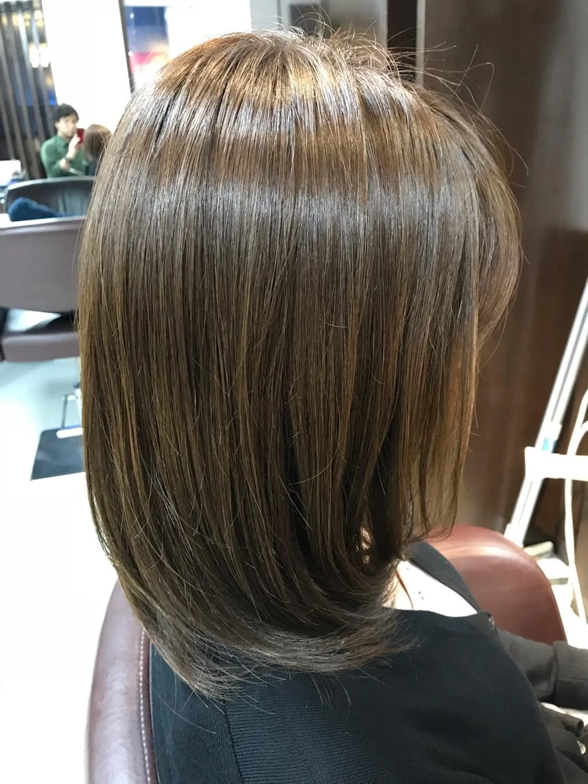 セミロング 富樫 隆一のヘアスタイル