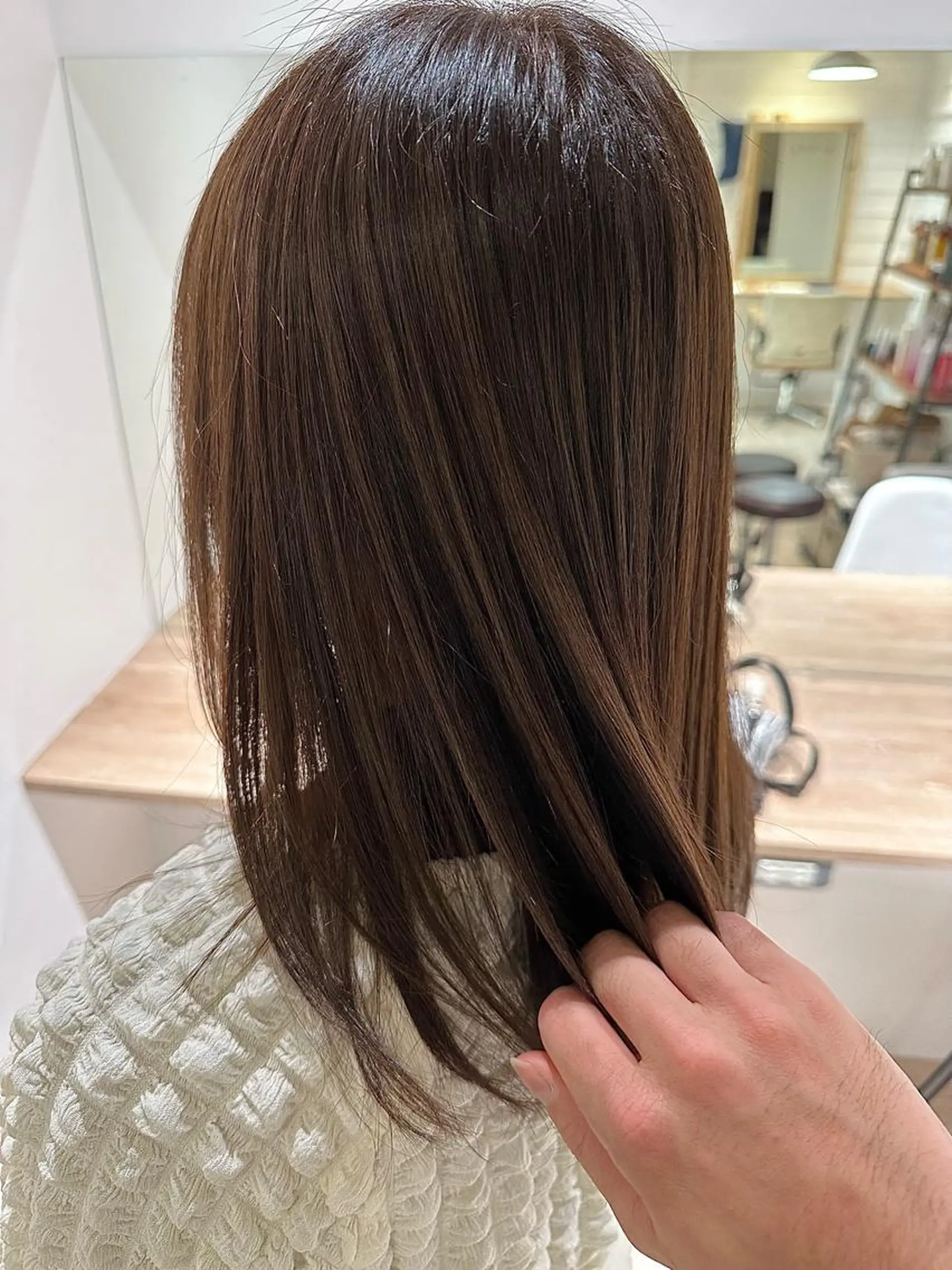 ミディアム カラー カット ヘアカラー トリートメント 【Annie】古賀  将のヘアスタイル