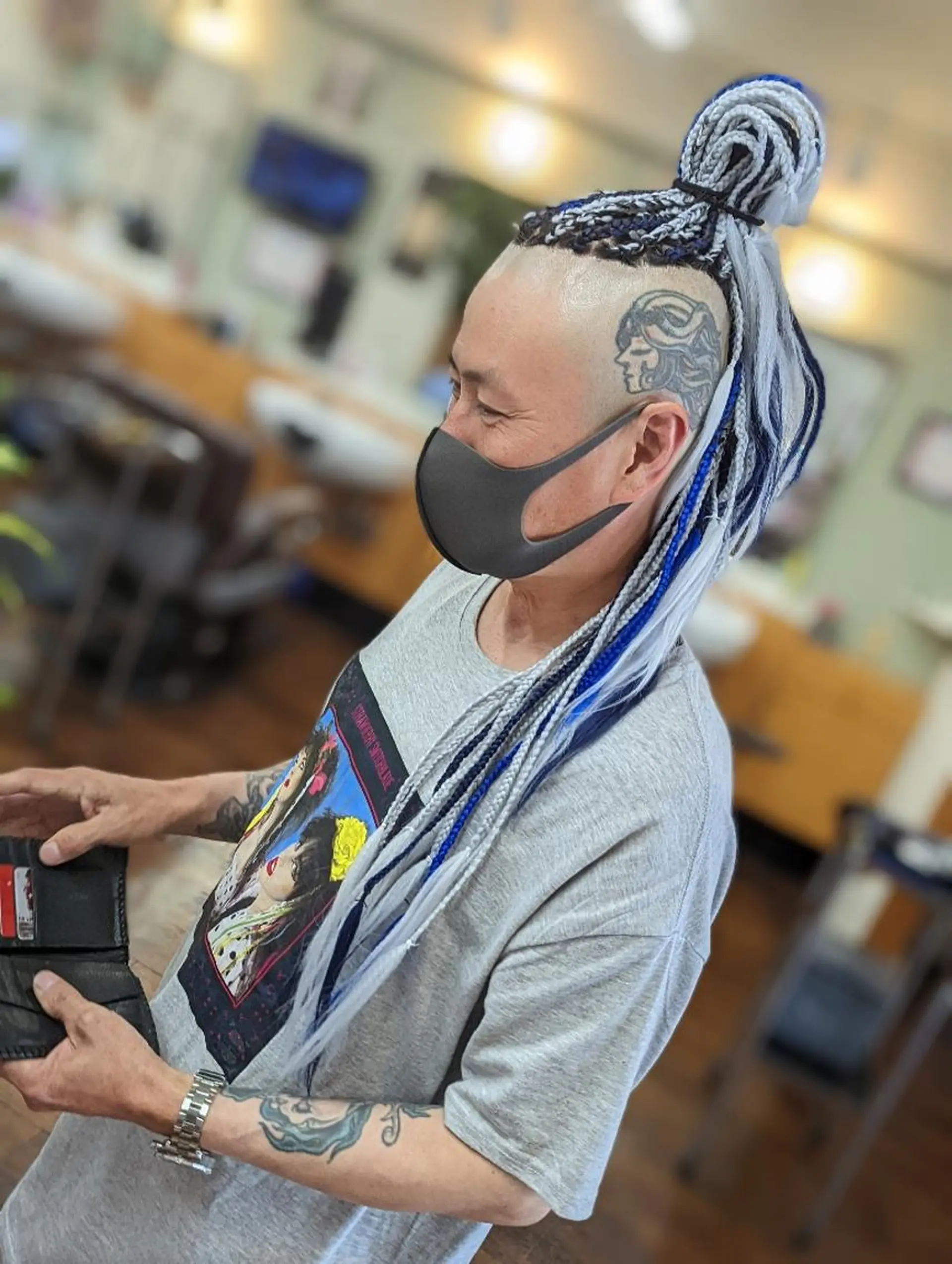 ロング メンズ ツーブロック エクステ scamp ★のヘアスタイル