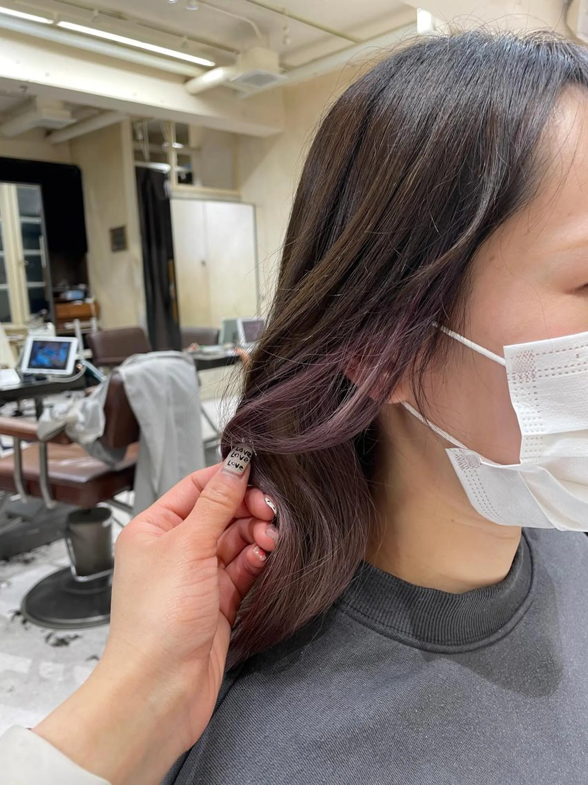 ミディアム 結莉/ボブ/ 縮毛矯正のヘアスタイル