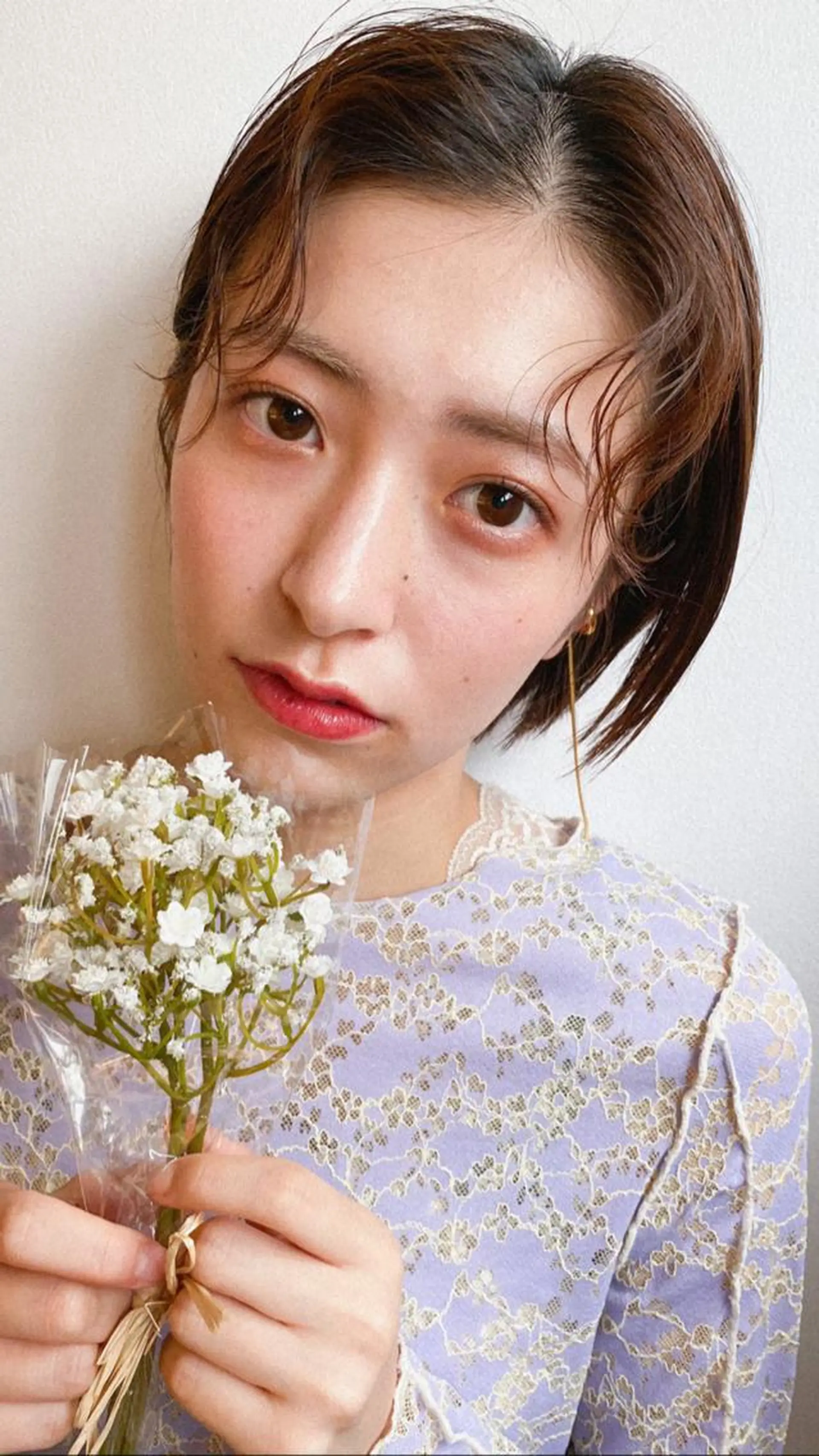 ショート 🌼透明感艶カラー オリーブ🌼河村咲のヘアスタイル