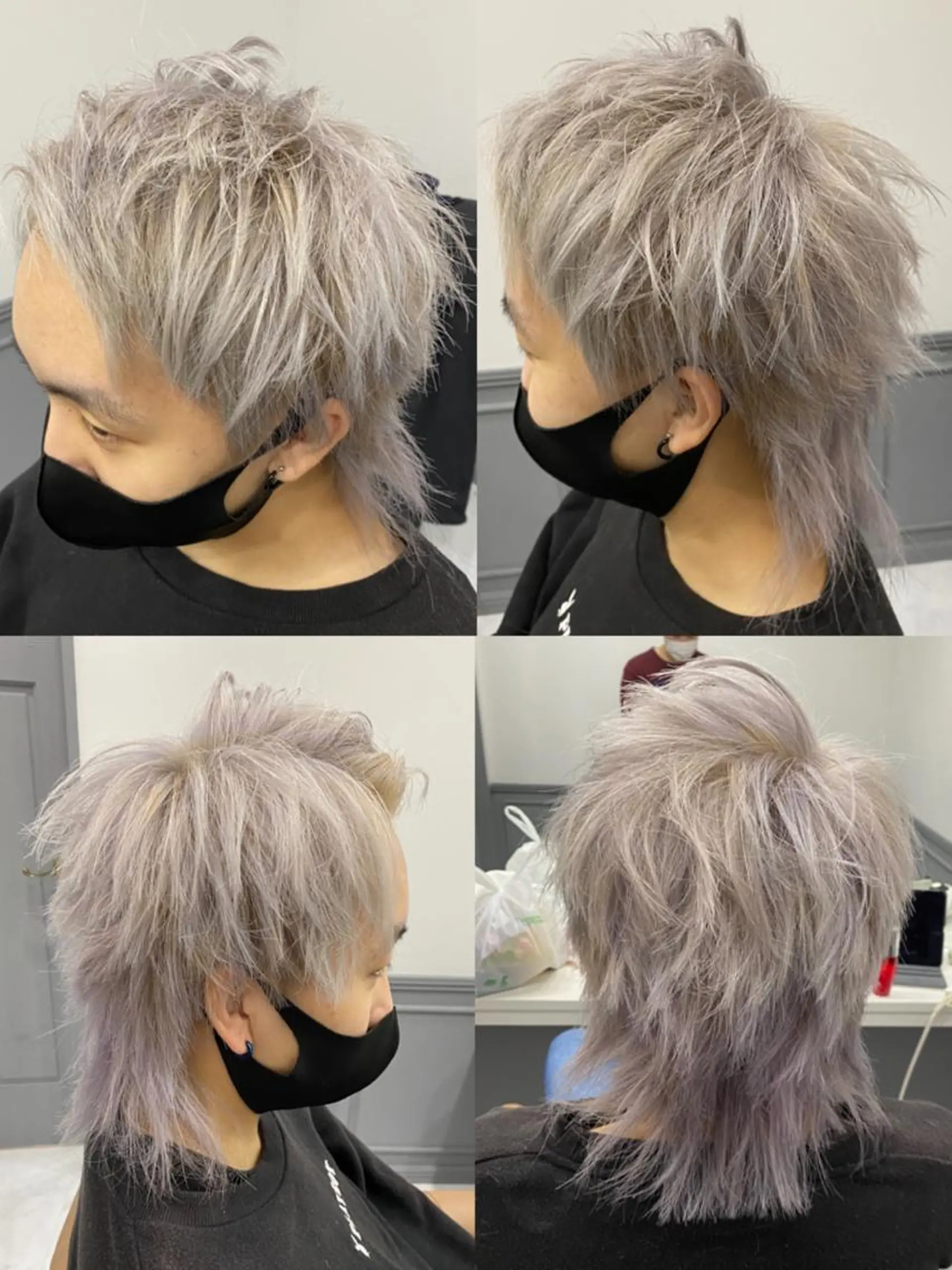 ショート カラー パーマ ヘアアレンジ メンズ カット ヘアカラー トリートメント 🍎パーマ/艶髪 カラー 渡辺一翔のヘアスタイル