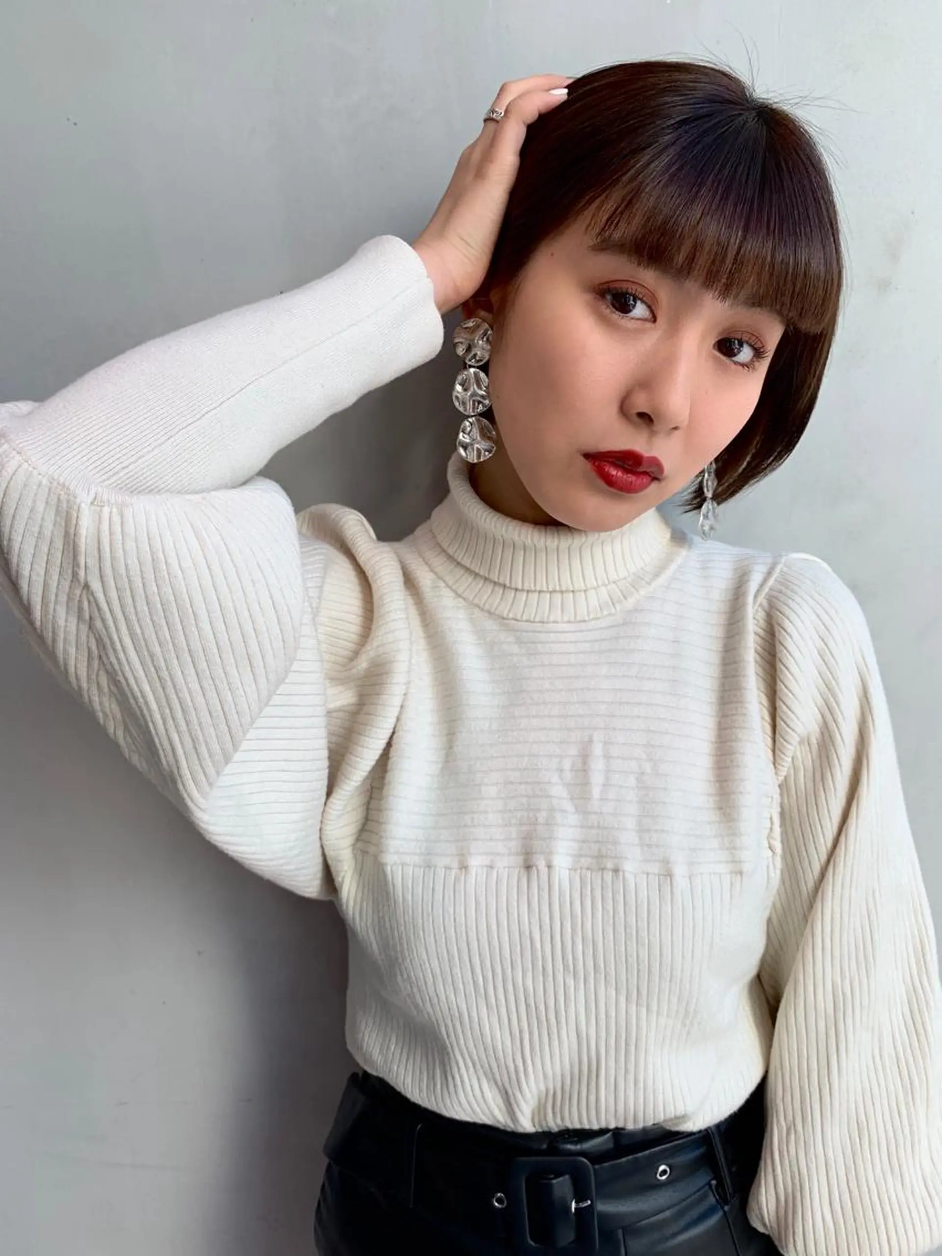 ショート カラー ボブ yui .のヘアスタイル