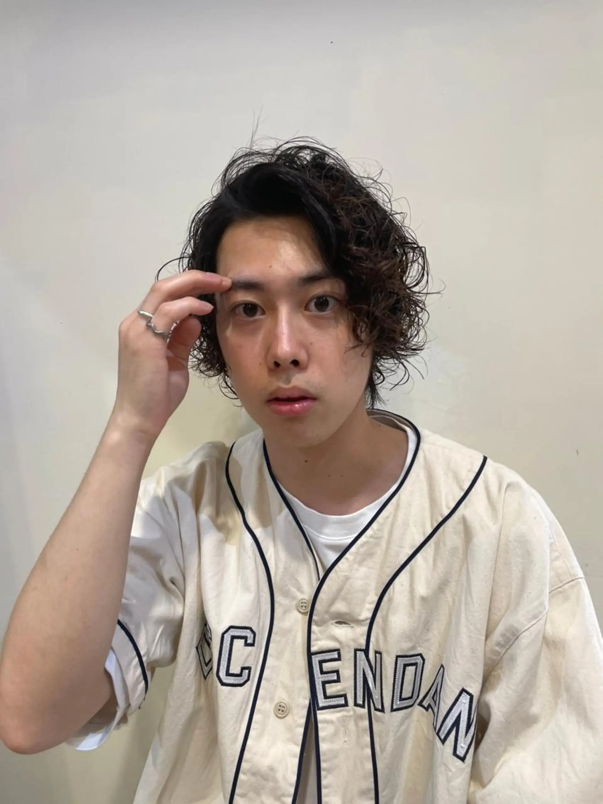 メンズ パーマ カラー メンズハイライト メンズインナーカラー メンズパーマ ダブルカラー グラデーションカラー CEINE【セーヌ】 三軒茶屋のヘアスタイル