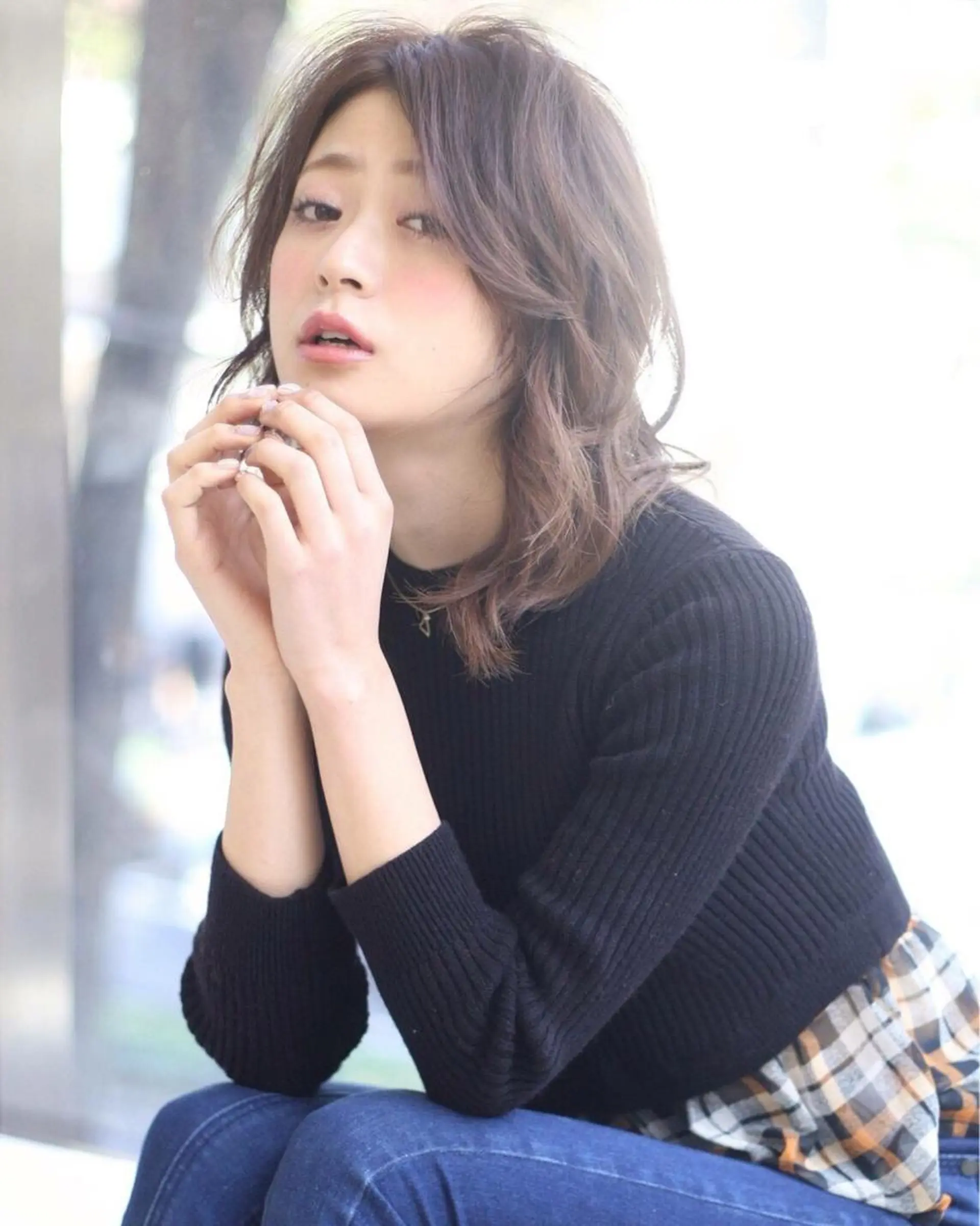 セミロング カラー charme【 シャルム 】所属・ボブ/レイヤー/ nanamiのヘアスタイル