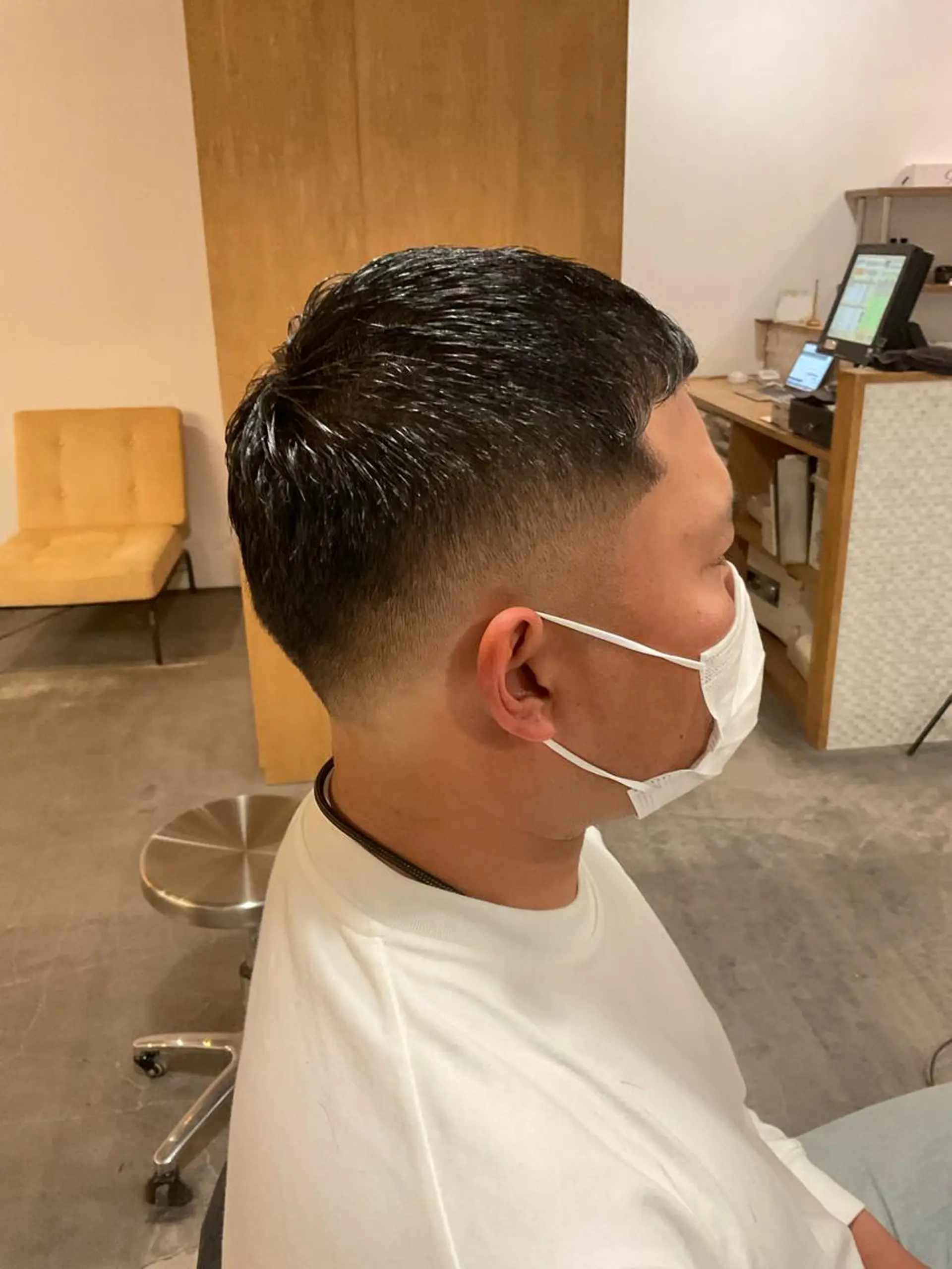 ショート メンズ フェードカット ショートヘア sweetroom茅ヶ崎南口店所属・∮フェードスタイル∮ 加藤嘉陛のヘアスタイル