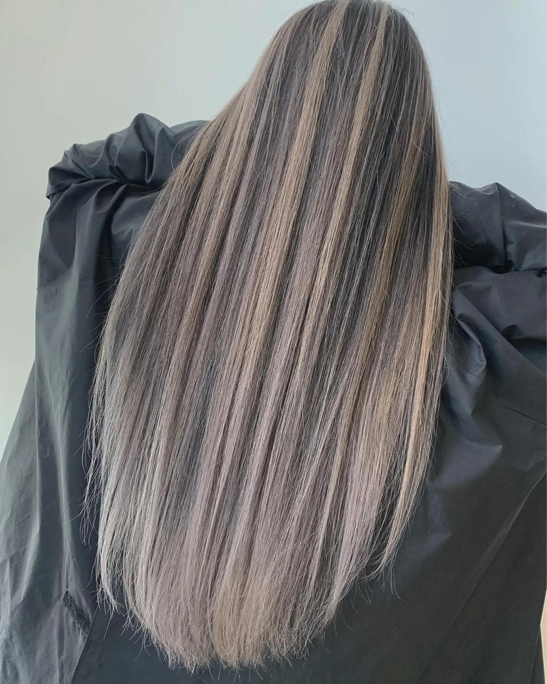 ロング カラー ヘアアレンジ バレイヤージュ レイヤーカット 阿部 圭悟のヘアスタイル