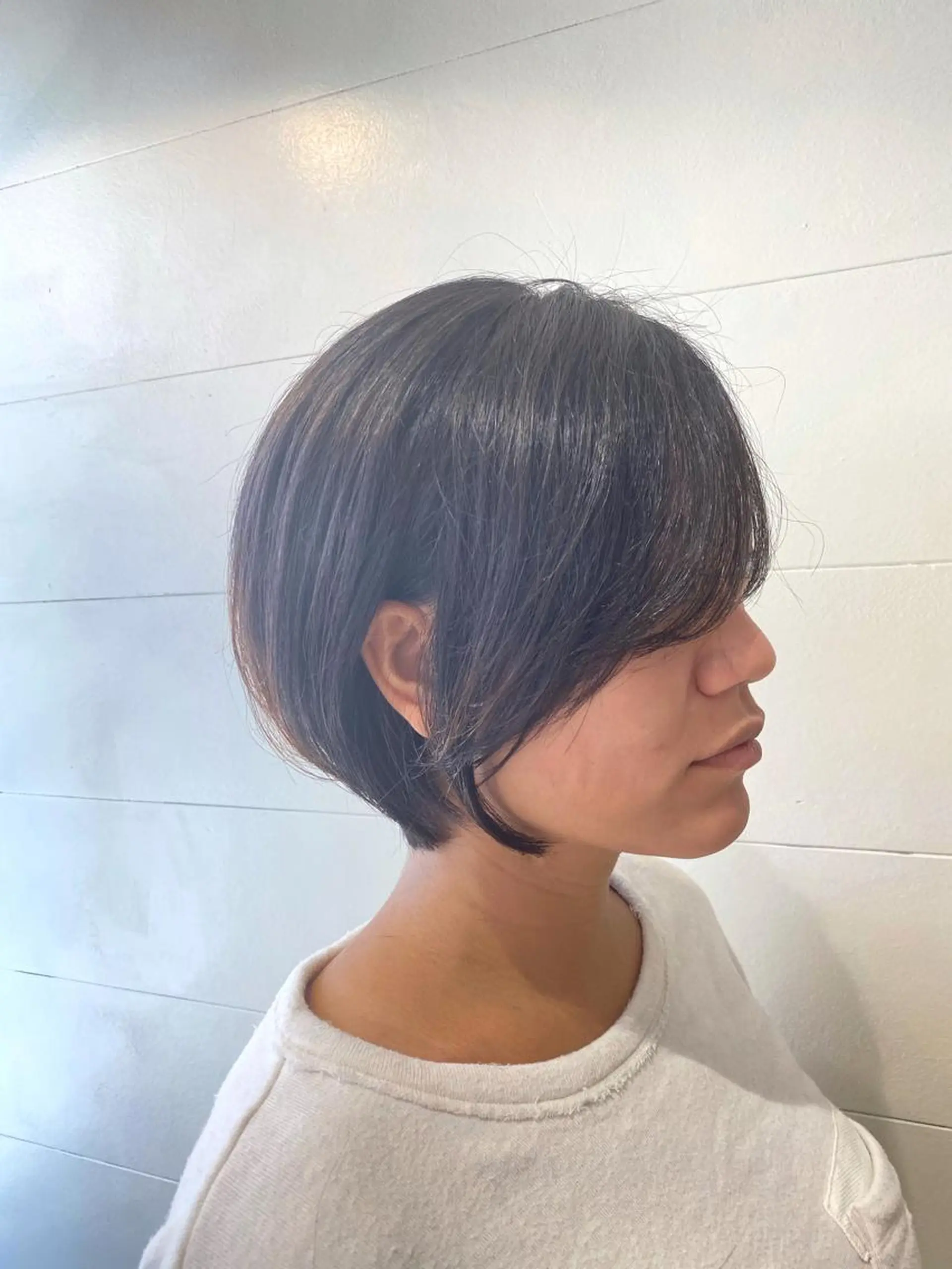 ショート パーマ 丸みショート ショートヘア 縮毛矯正の達人 山北　　直哉のヘアスタイル